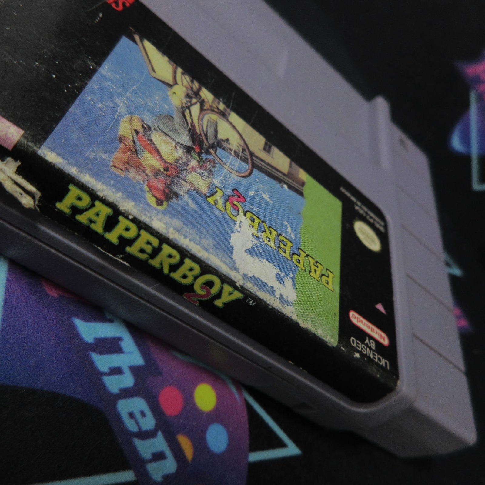 Paperboy 2 Super Nintendo SNES AD Cartridge Only Tested - (See Pics)