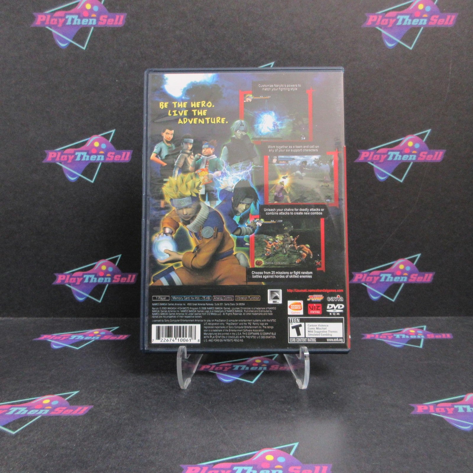 Naruto Uzumaki Chronicles PS2 PlayStation 2 Complete - 1 Year Warranty EX Cond