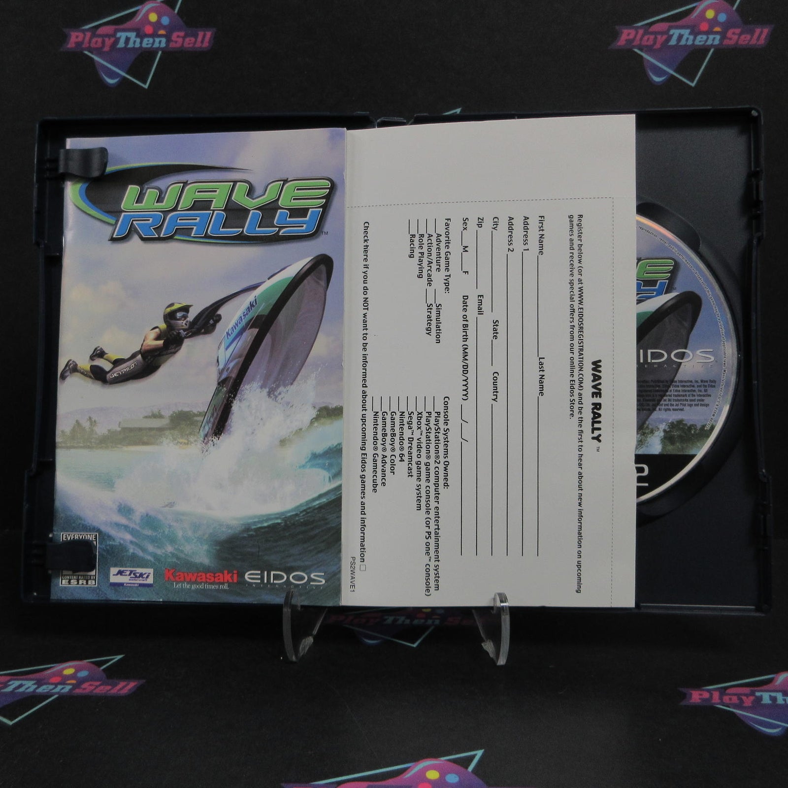 Wave Rally PS2 PlayStation 2 + Reg Card Complete - 1 Year Warranty EX Cond