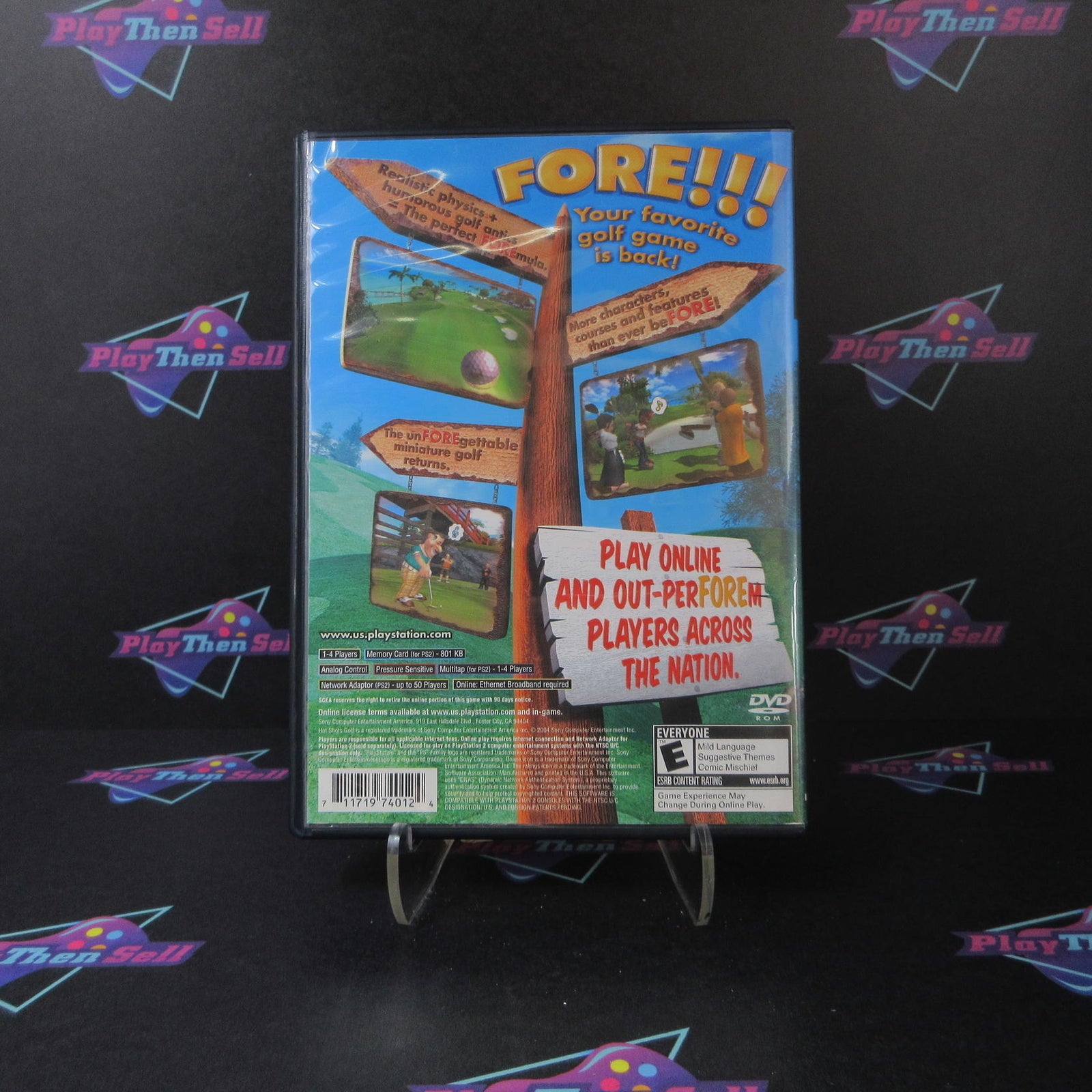 Hot Shots Golf Fore PS2 PlayStation 2 Complete - 1 Year Warranty EX Cond
