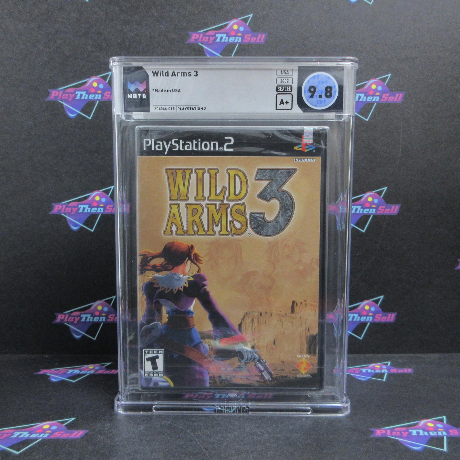 Wild Arms 3 PS2 PlayStation 2 WATA Graded 9.8 A+ Sealed Brand New - Sealed