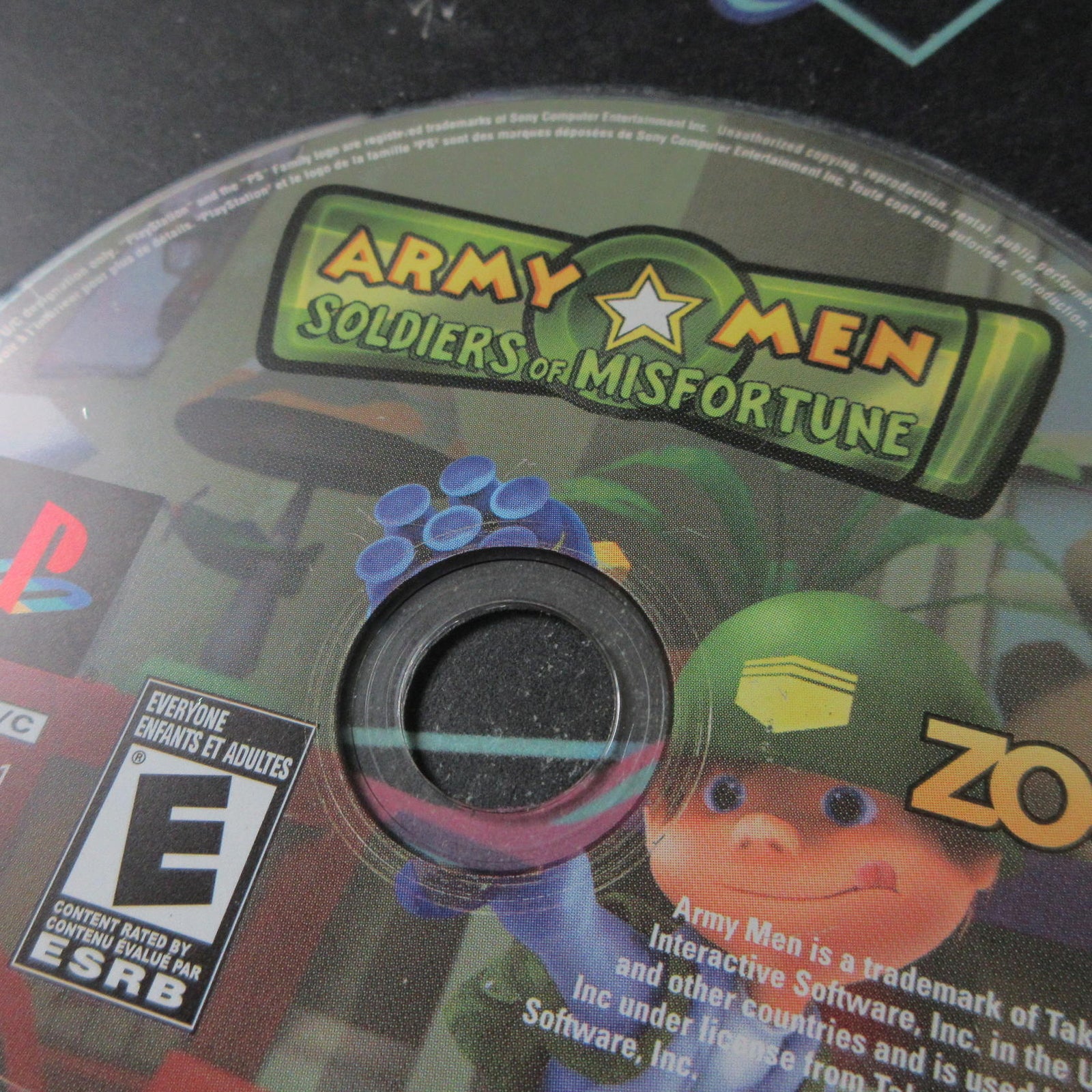Army Men Soldiers of Misfortune PS2 PlayStation 2 DD/NM - (See Pics)