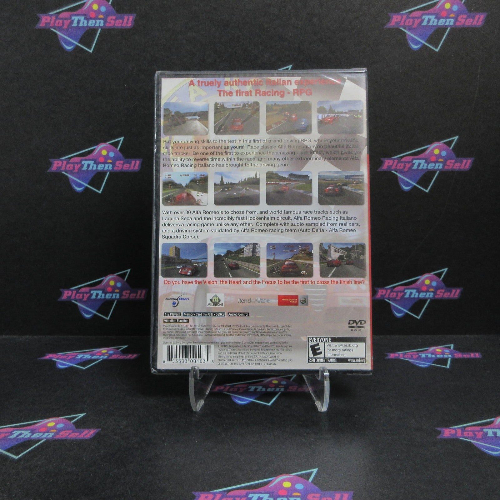 Alfa Romeo Racing Italiano PS2 PlayStation 2 Brand New - Sealed