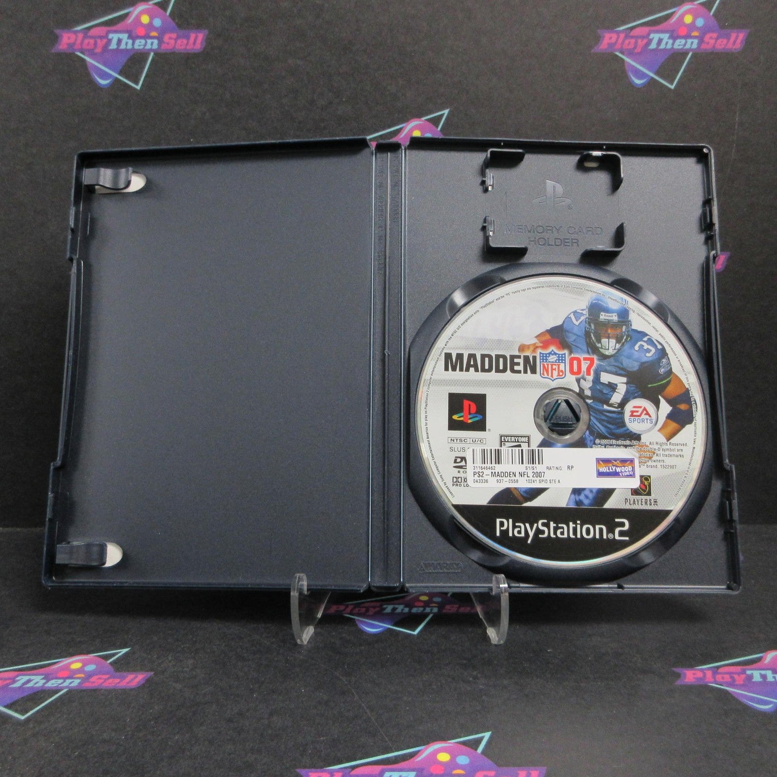 Madden NFL 07 PS2 PlayStation 2 Rental Art - 1 Year Warranty Game & Case