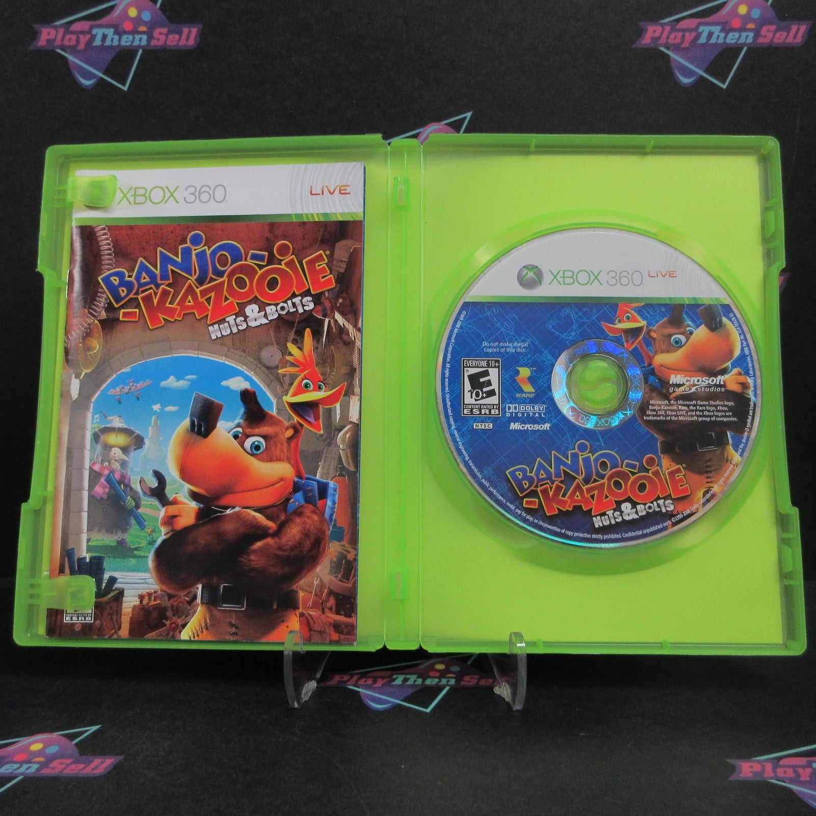 Banjo-Kazooie Nuts & Bolts Xbox 360 + Poster Complete - 1 Year Warranty EX Cond