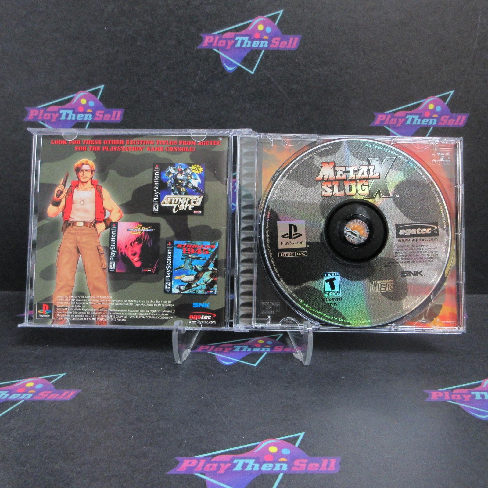 Metal Slug X PS1 PlayStation 1 + Reg Card Complete - 1 Year Warranty EX Cond