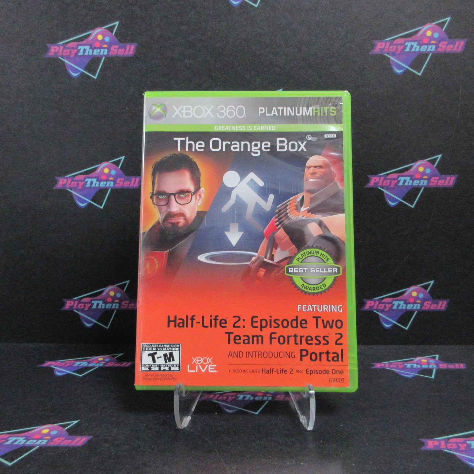 The Orange Box Xbox 360 PH Complete - 1 Year Warranty EX Cond