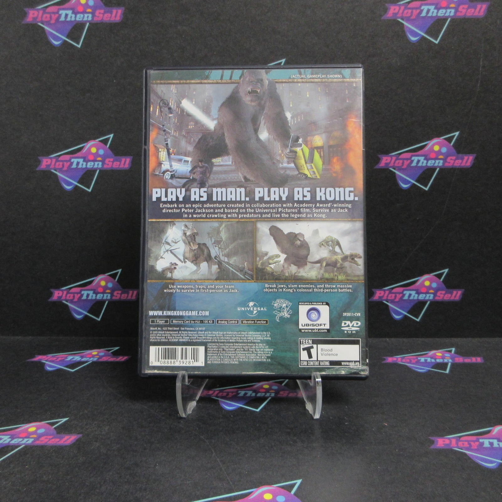 Peter Jackson's King Kong PS2 PlayStation 2 Complete - 1 Year Warranty VG