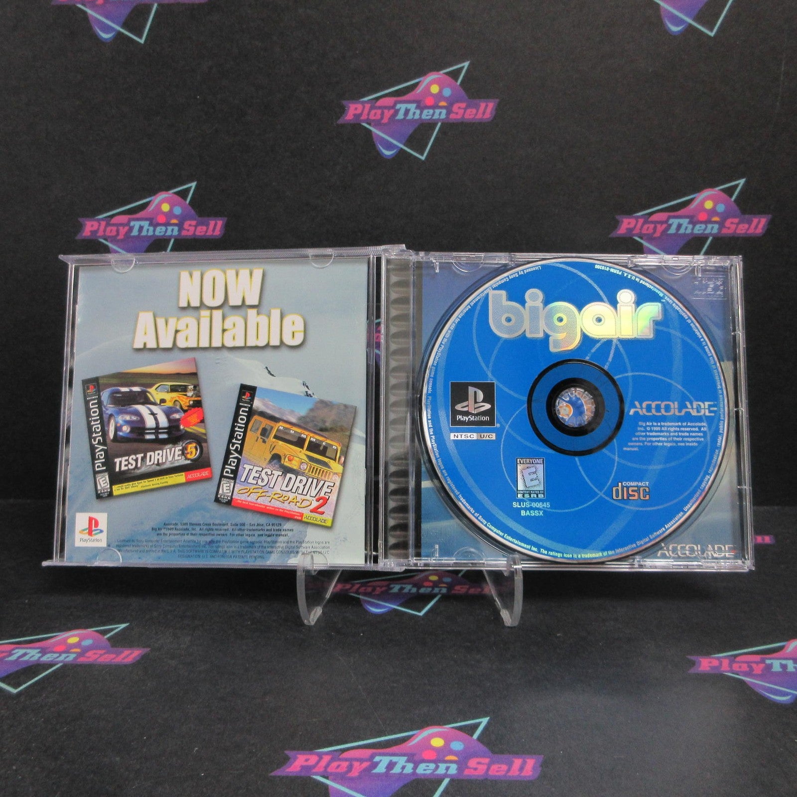 Big Air PS1 PlayStation 1 + Reg Card Complete - 1 Year Warranty EX Cond