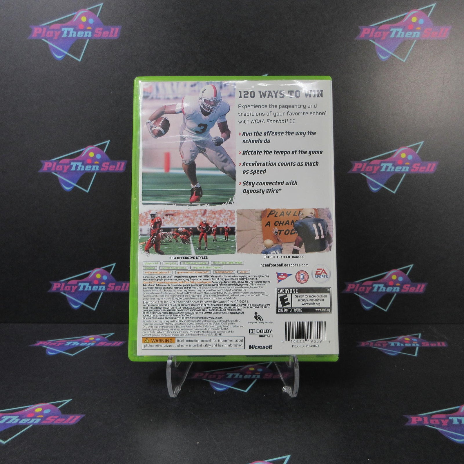 NCAA Football 11 Xbox 360 Complete - 1 Year Warranty VG