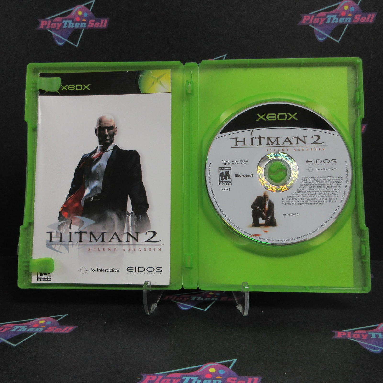 Hitman 2 Silent Assassin Xbox PH + Reg Card Complete - 1 Year Warranty EX Cond