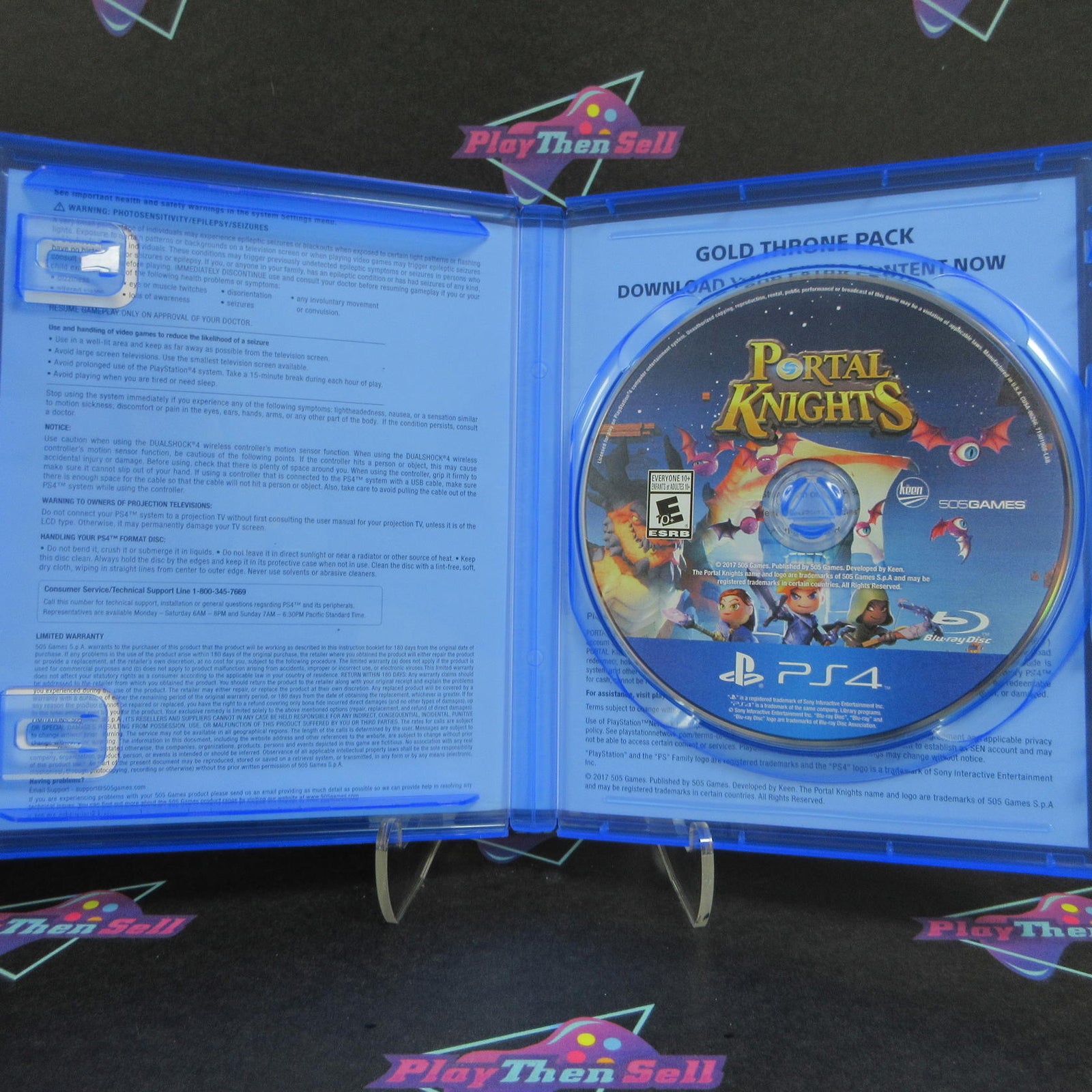 Portal Knights Gold Throne Edition PS4 PlayStation 4 Complete  - 1 Year Warran..
