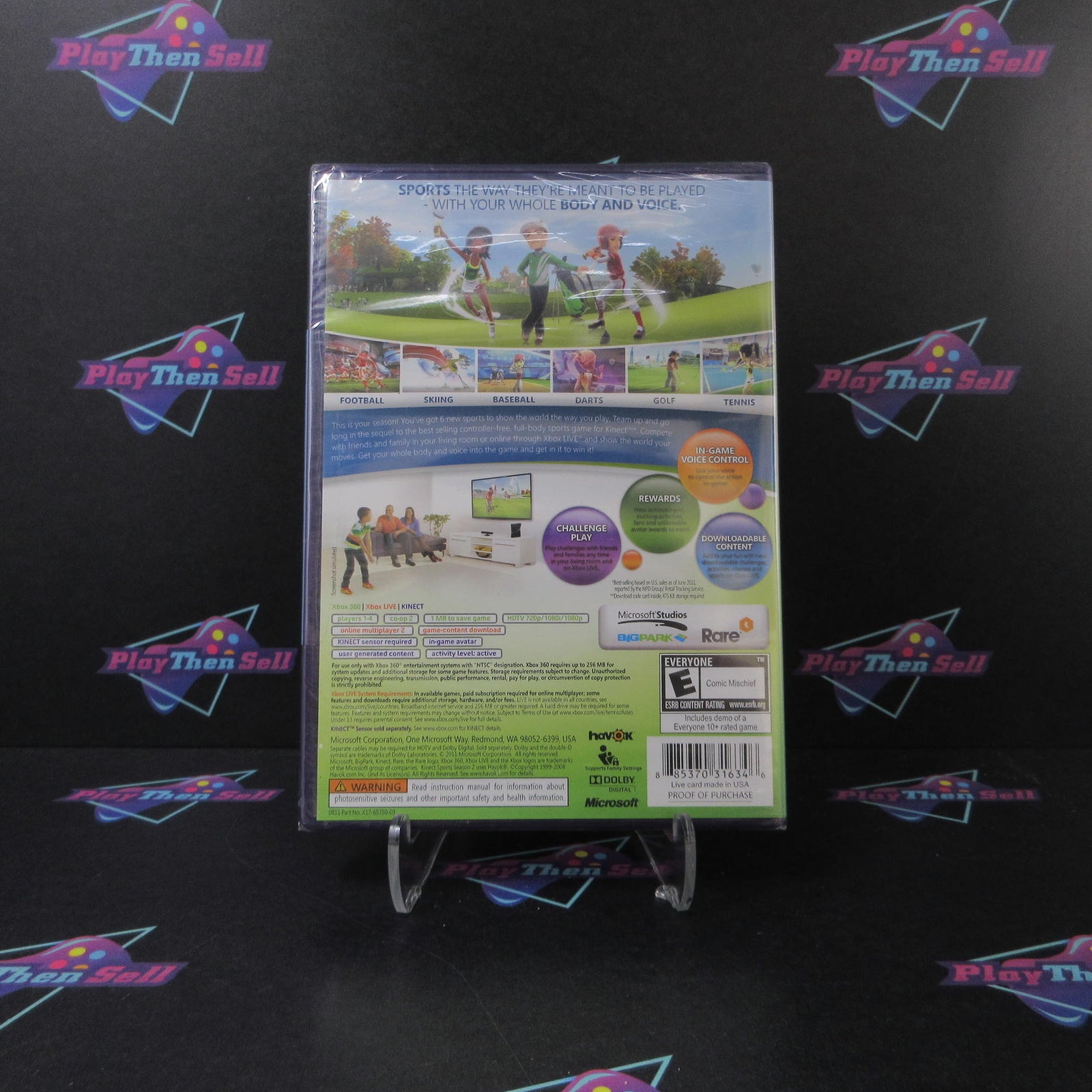 Kinect Sports Season Two Xbox 360 Brand New - Sealed