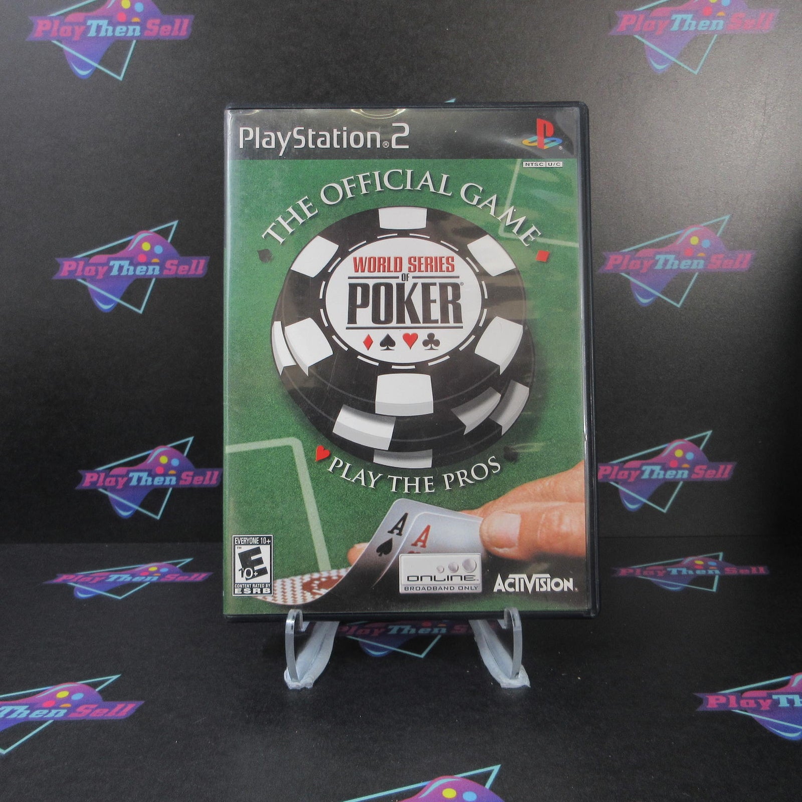 World Series of Poker PS2 PlayStation 2 + Sleeve - Complete CIB