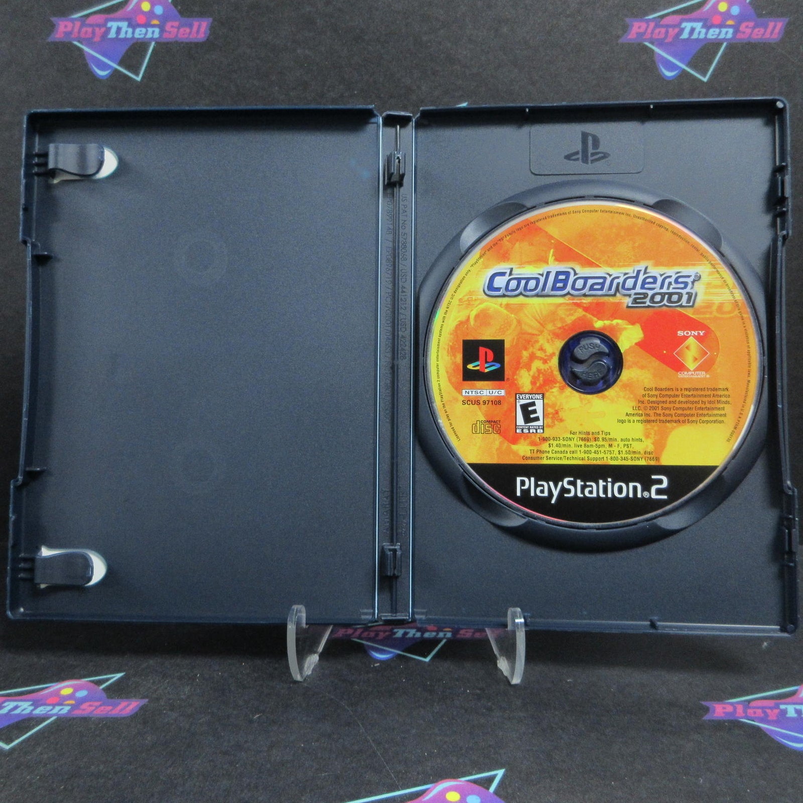 Cool Boarders 2001 PS2 PlayStation 2 - 1 Year Warranty Game & Case