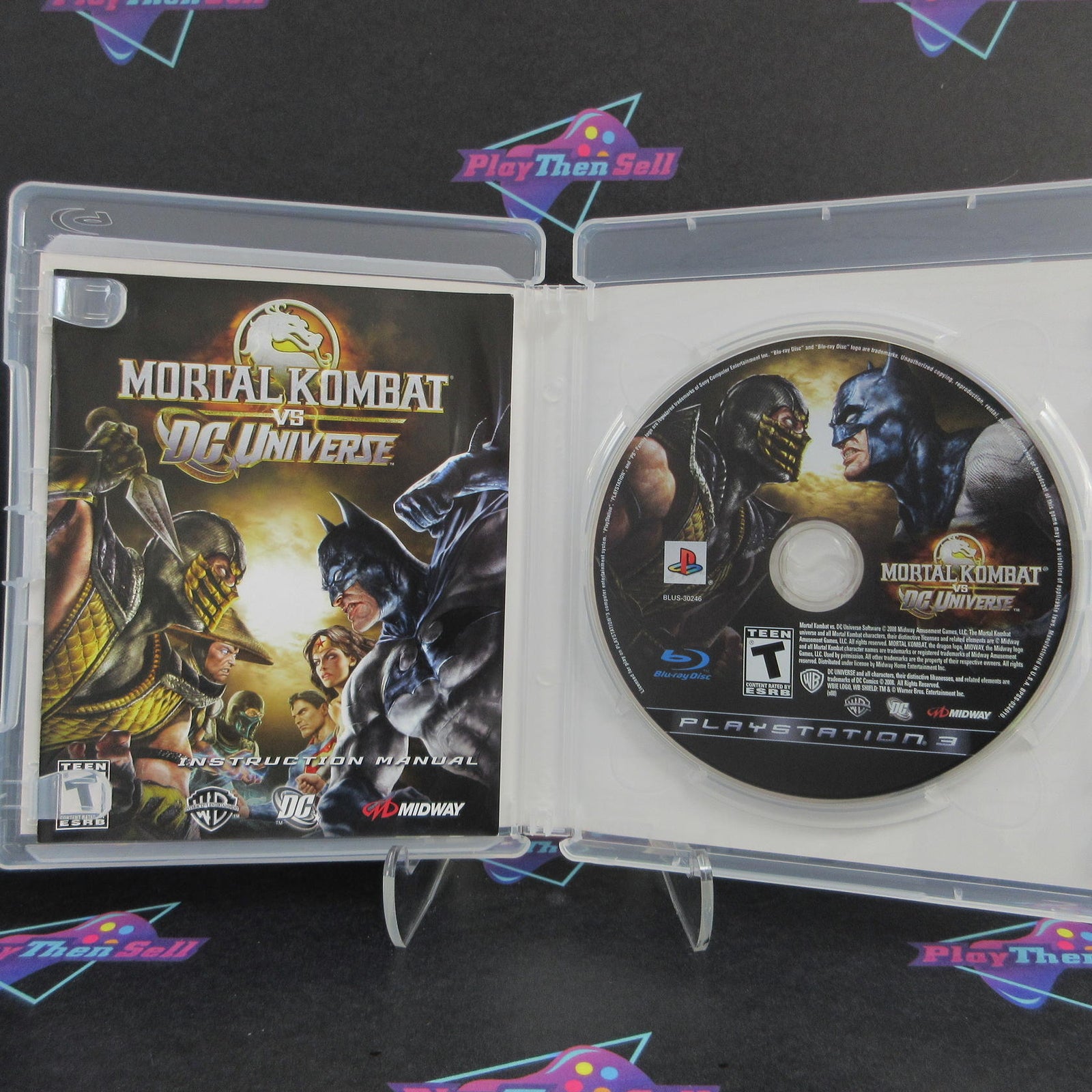 Mortal Kombat vs DC Universe PS3 PlayStation 3 Complete  - 1 Year Warranty EX ..