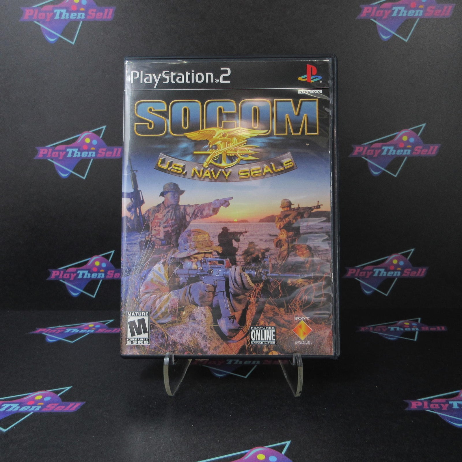 SOCOM US Navy Seals PS2 PlayStation 2 - 1 Year Warranty Game & Case