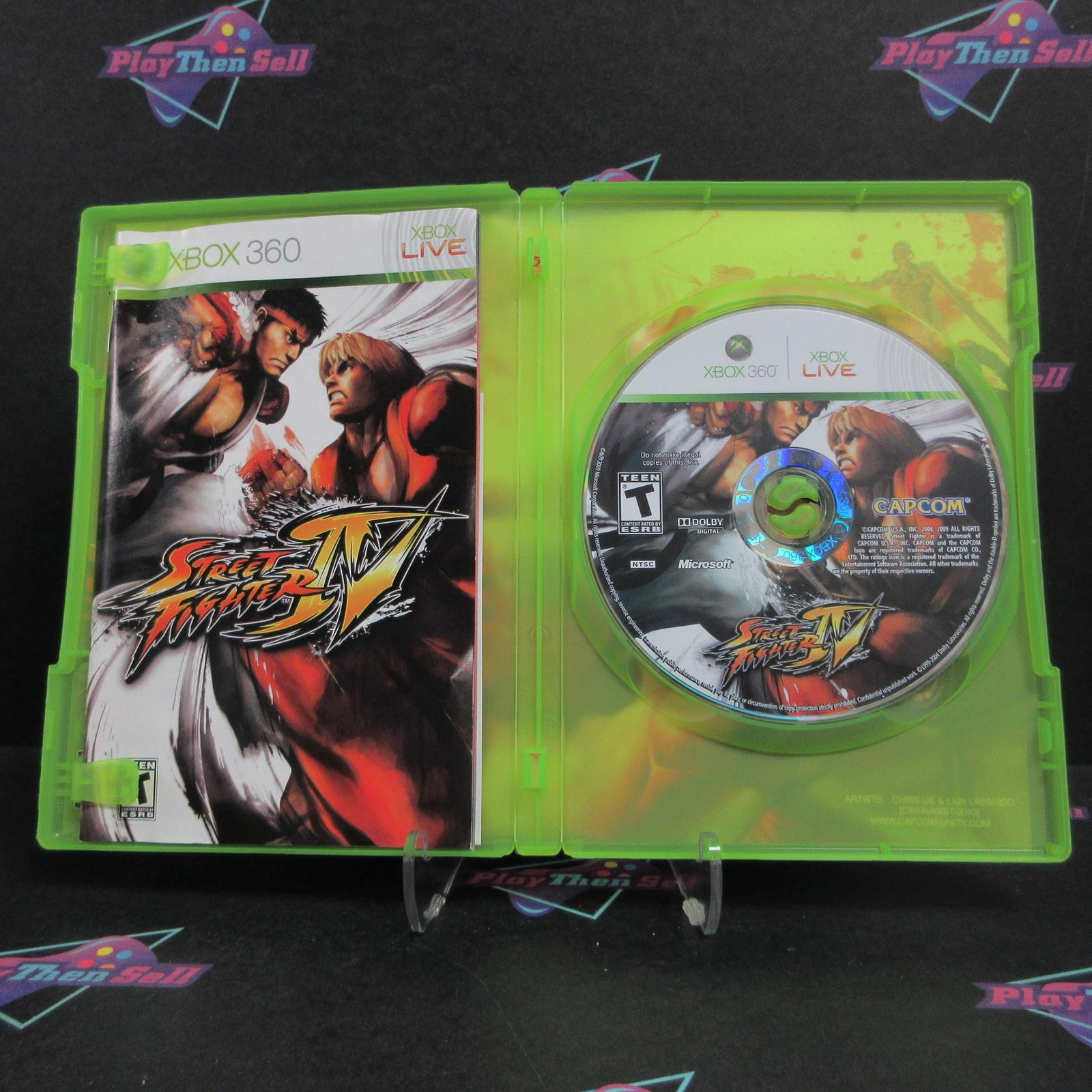 Street Fighter IV Xbox 360 + Comic Complete - 1 Year Warranty EX Cond