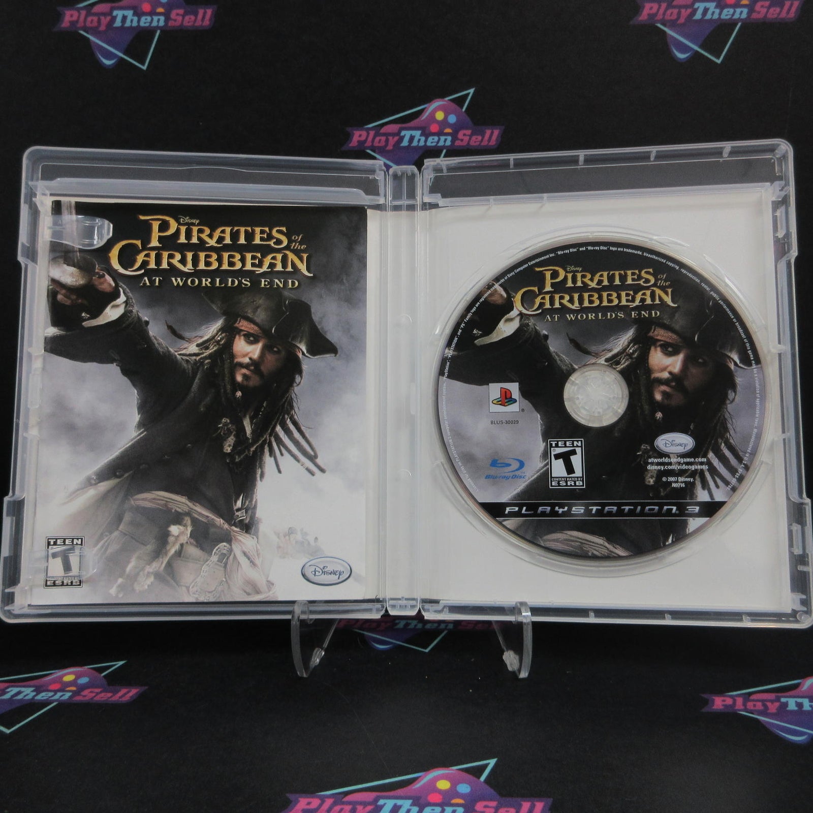 Pirates of the Caribbean At World's End PS3 + Reg / Movie Ticket CIB  - 1 Year..