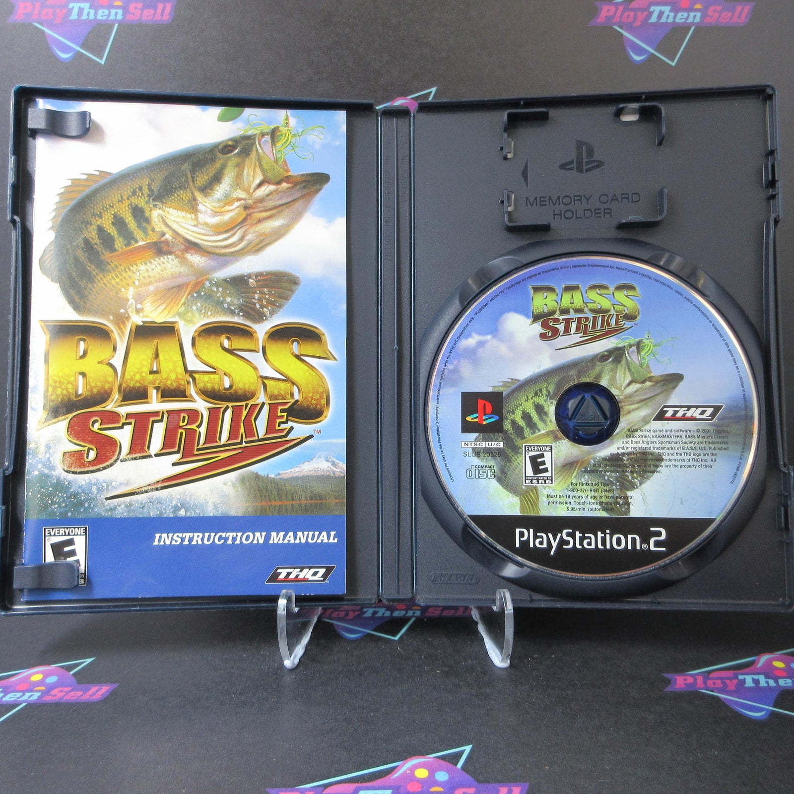 Bass Strike PS2 PlayStation 2 Complete - 1 Year Warranty VG