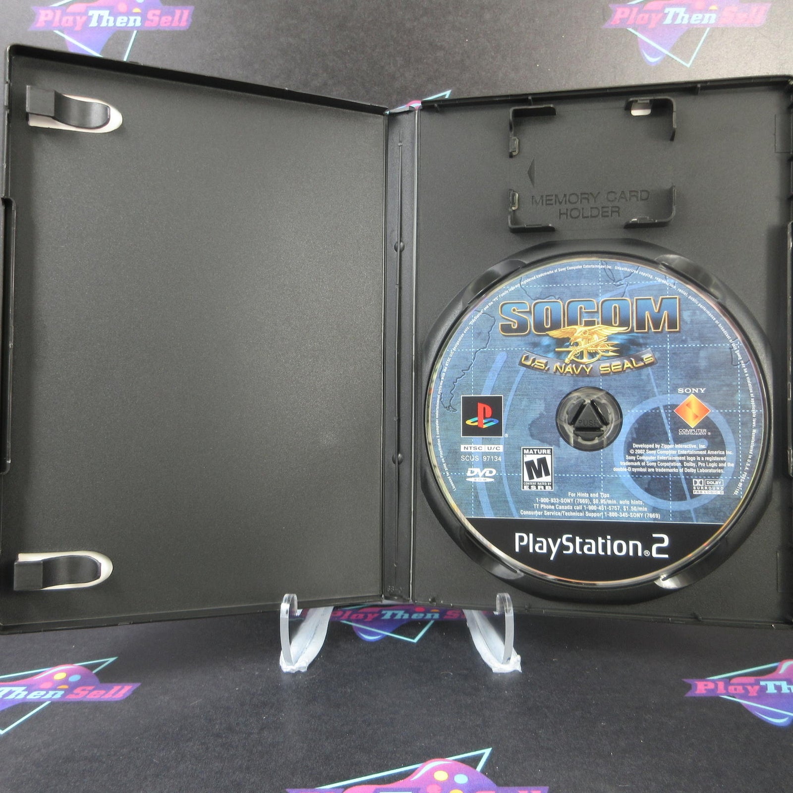 SOCOM US Navy Seals PS2 PlayStation 2 - 1 Year Warranty Game & Case