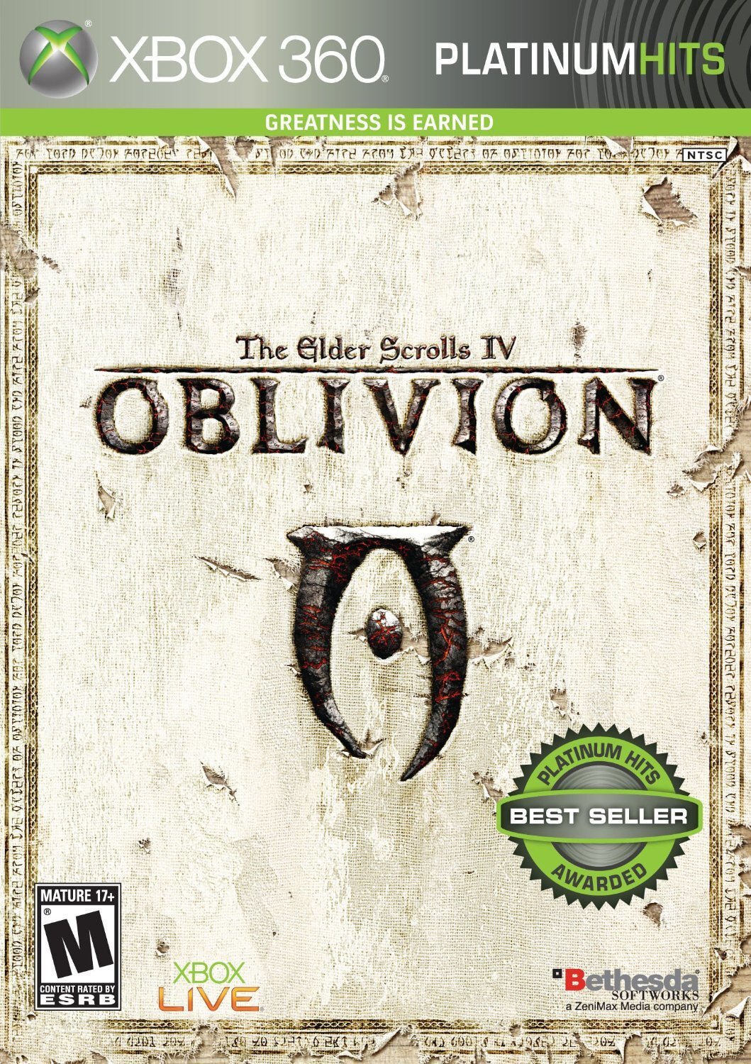 The Elder Scrolls IV Oblivion PH Xbox 360 Complete - 1 Year Warranty VG