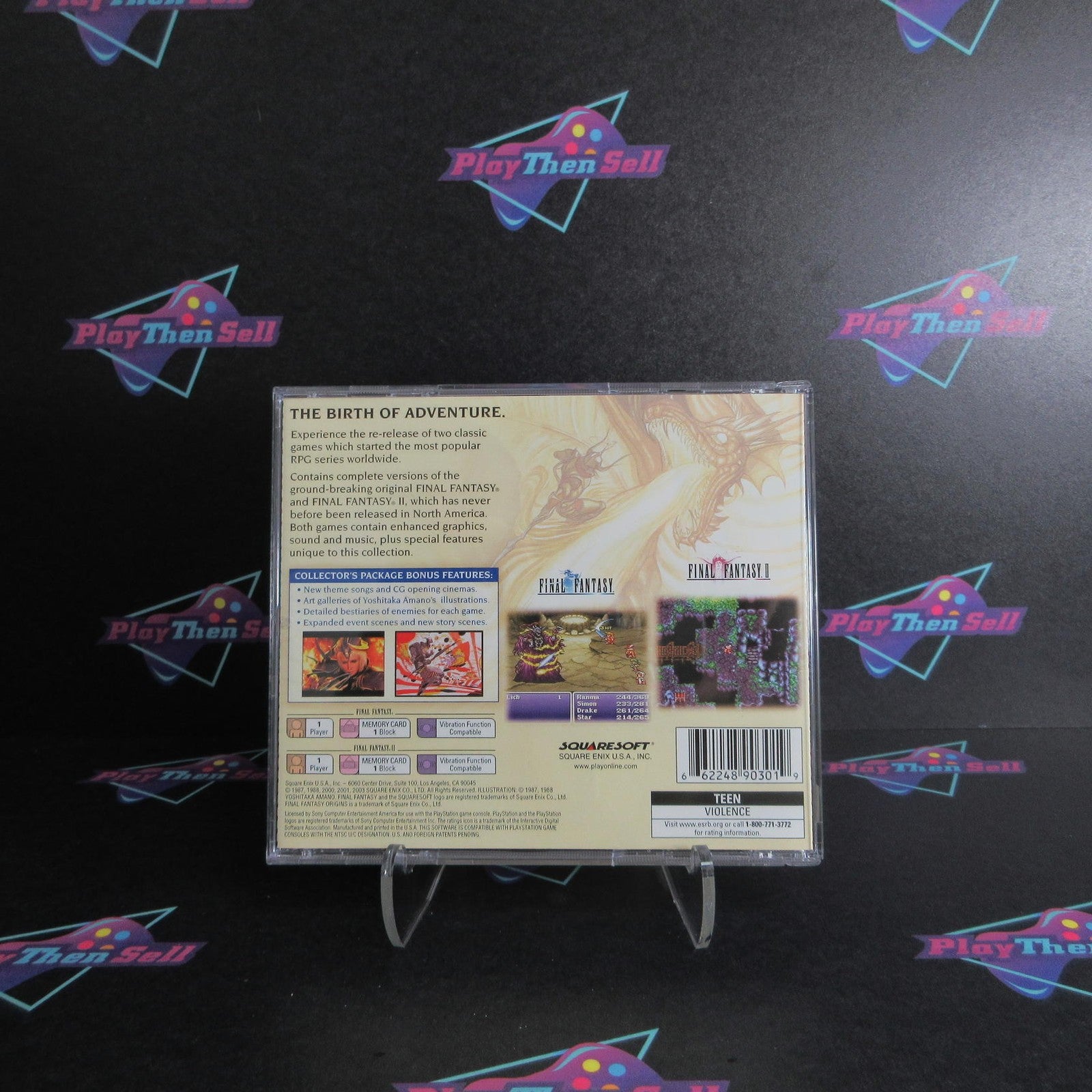Final Fantasy Origins Remastered PS1 Complete - 1 Year Warranty EX Cond