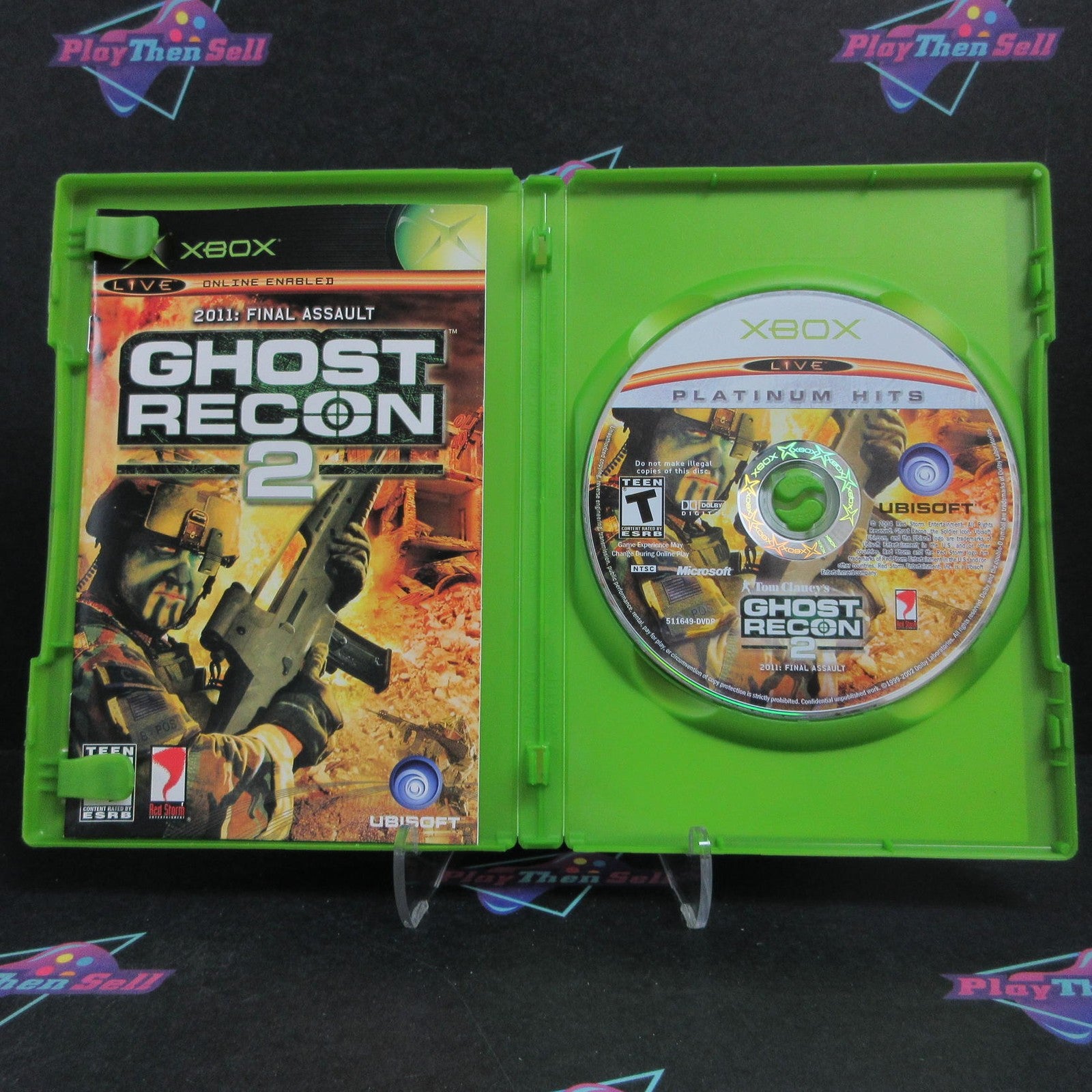 Tom Clancy's Ghost Recon 2 Final Assault Xbox PH + Reg Card Complete  - 1 Year..