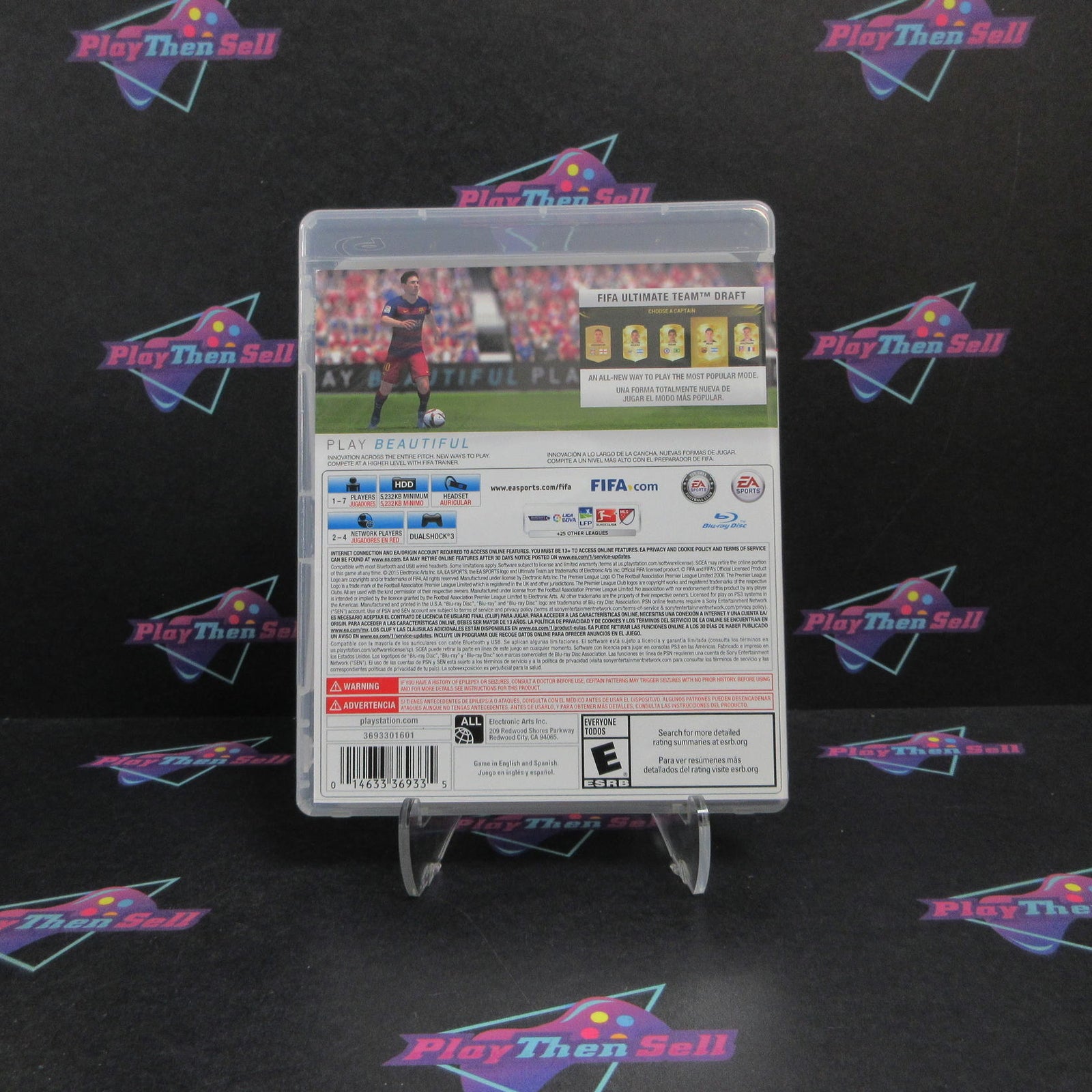 FIFA 16 PS3 PlayStation 3 Complete - 1 Year Warranty EX Cond