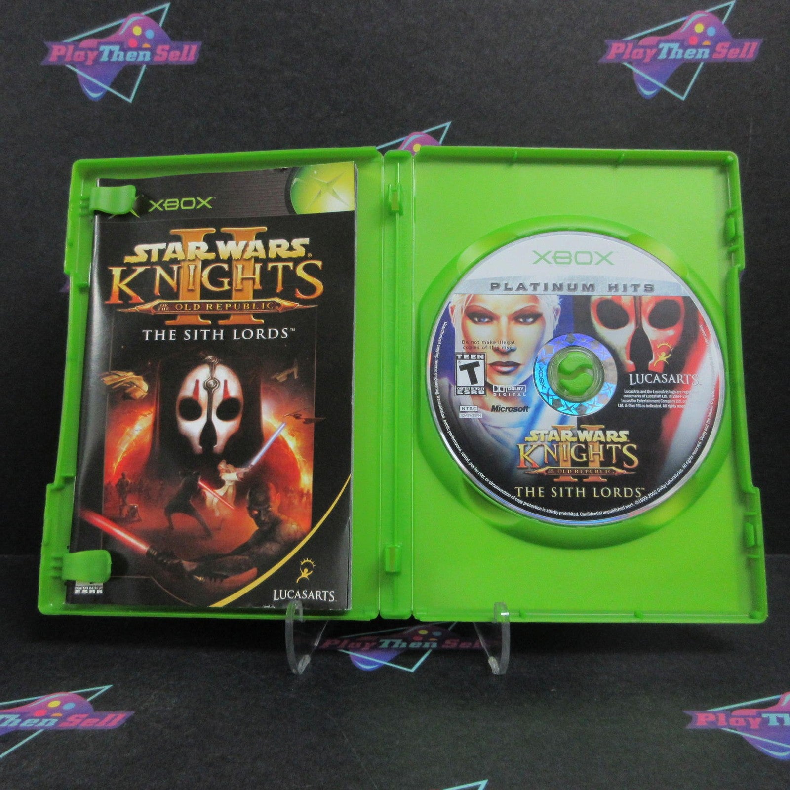 Star Wars Knights of the Old Republic II Sith Lords Xbox PH+ Reg CIB  - 1 Year..