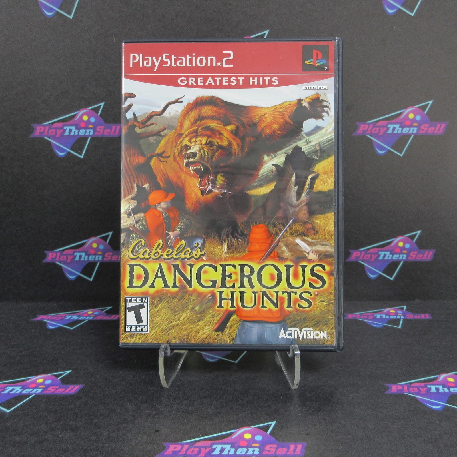 Cabela's Dangerous Hunts PS2 PlayStation 2 GH + Reg Card Complete  - 1 Year Wa..