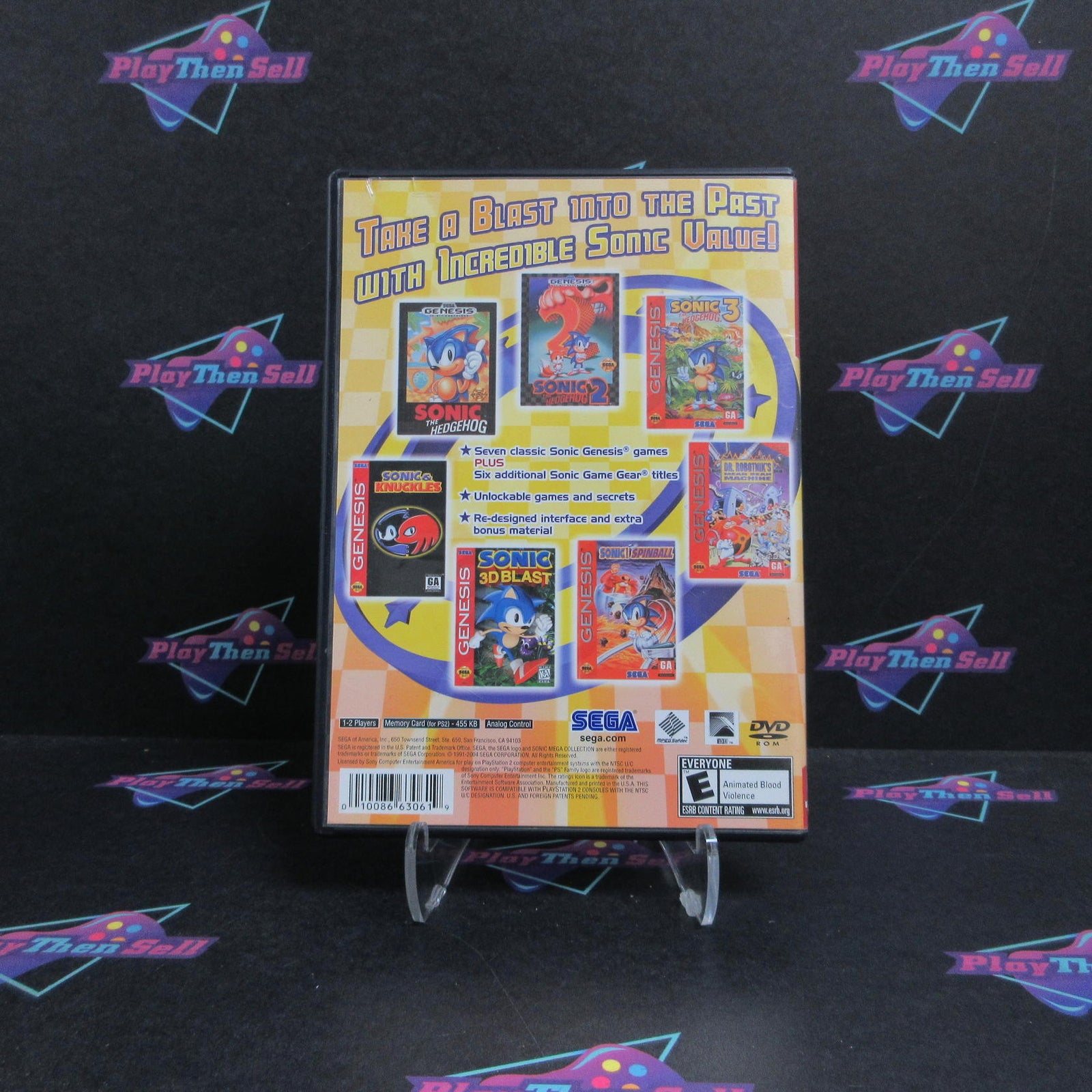 Sonic Mega Collection PS2 PlayStation 2 GH - 1 Year Warranty VG
