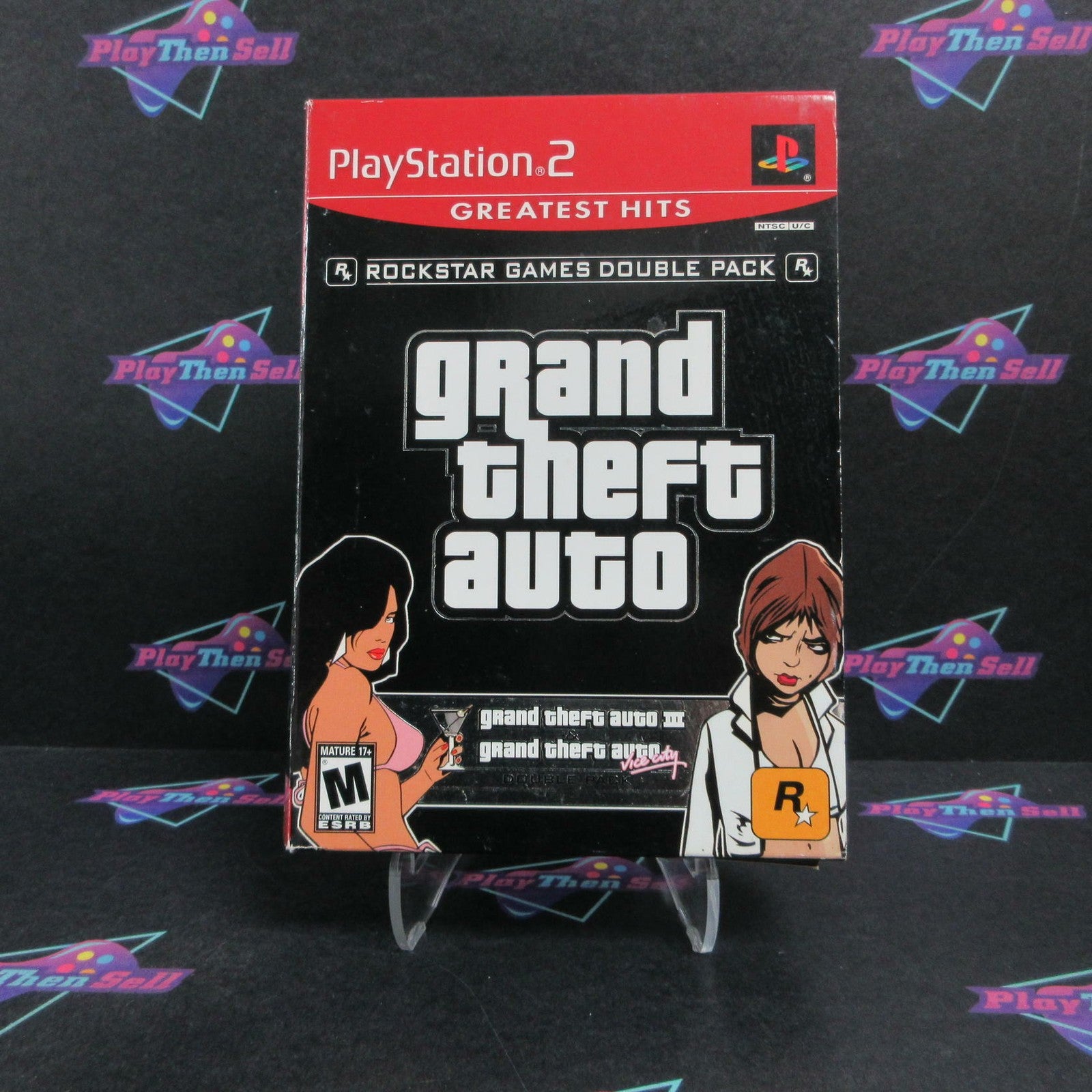 Grand Theft Auto Double Pack PS2 GH + Maps / Reg Card Complete  - 1 Year Warra..