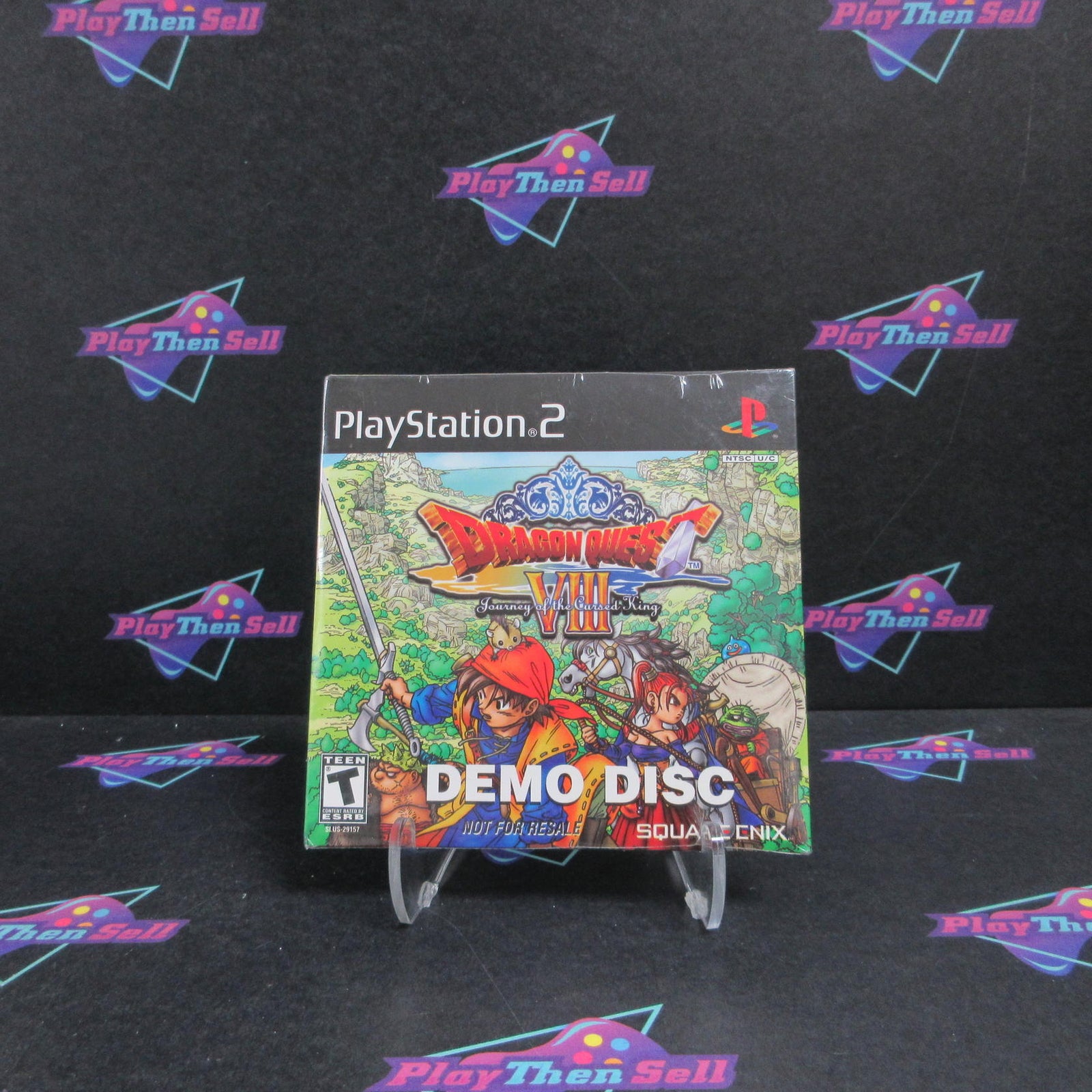 Dragon Quest VIII Journey of the Cursed King Demo Disc PS2 PlayStation 2  Bran..