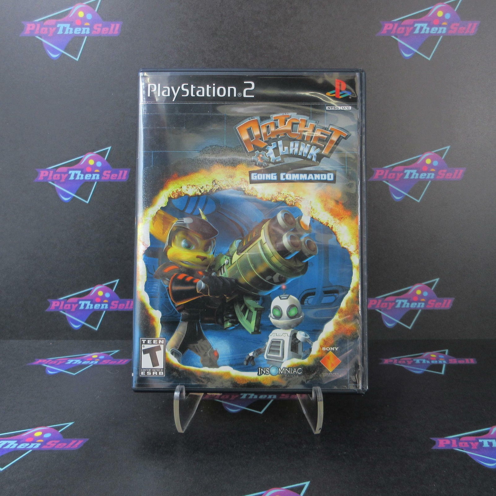 Ratchet & Clank Going Commando PS2 PlayStation 2 - 1 Year Warranty Game & Case
