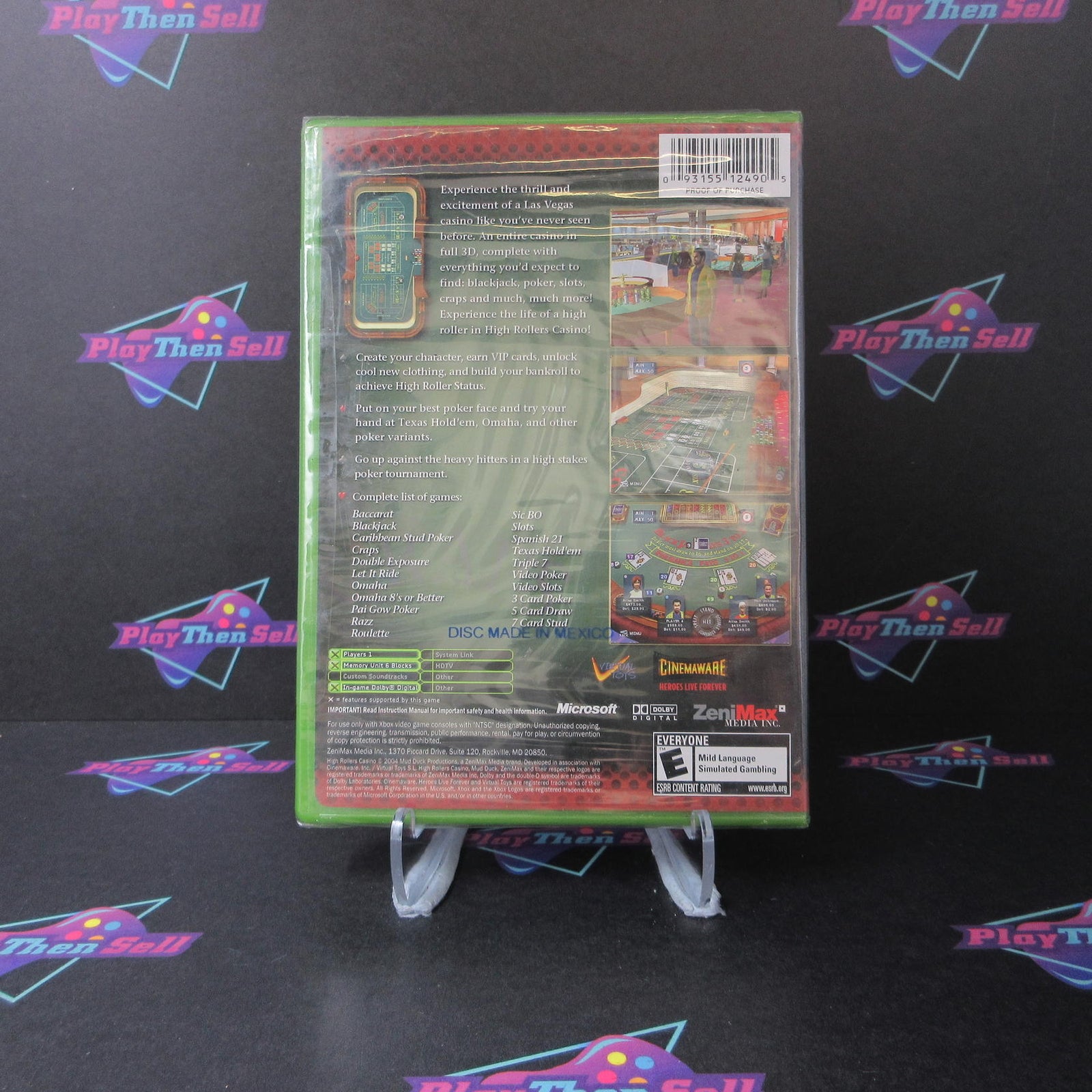 High Rollers Casino - Xbox Brand New - Sealed