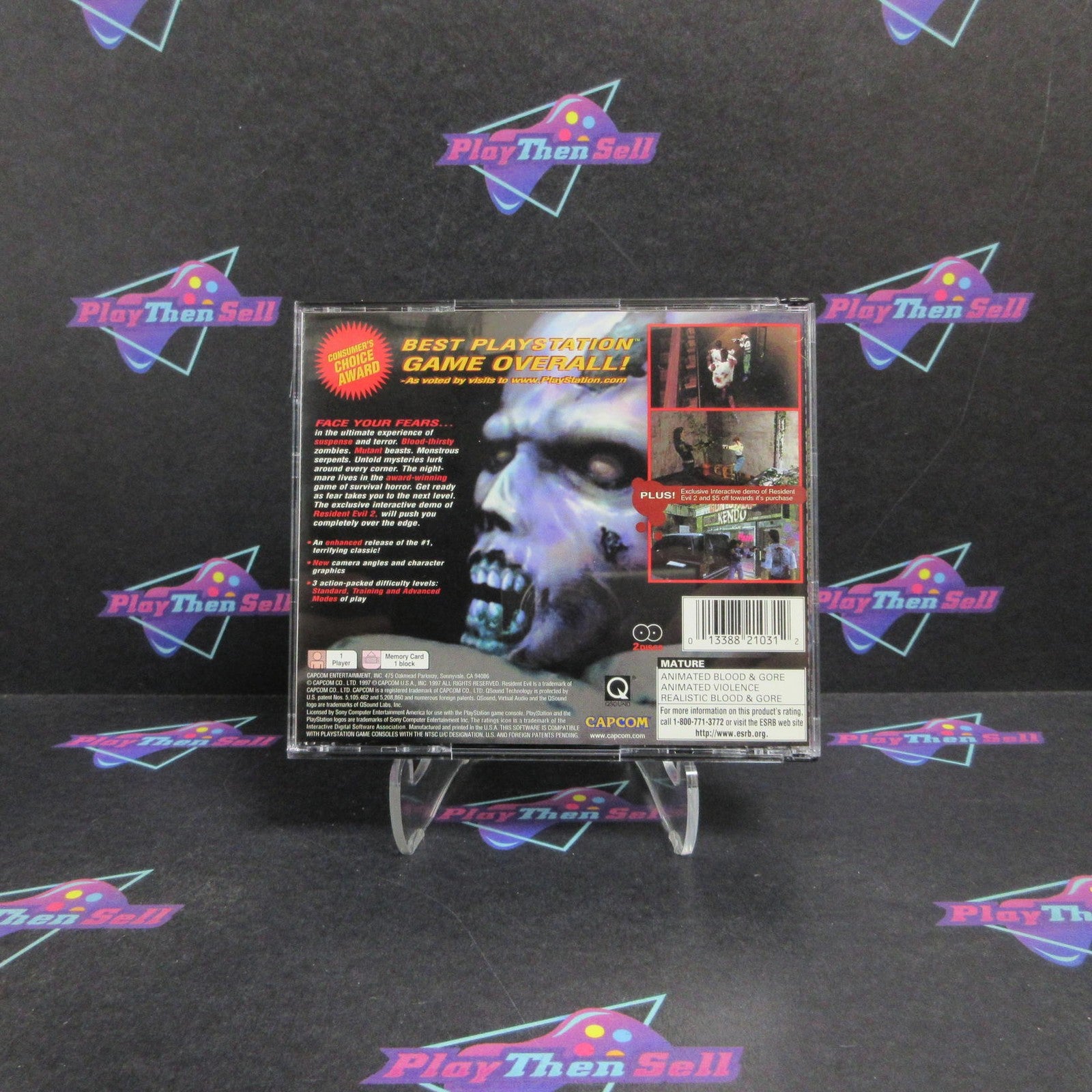 Resident Evil Director's Cut PS1 + Reg Card / Demo Complete  - 1 Year Warranty..