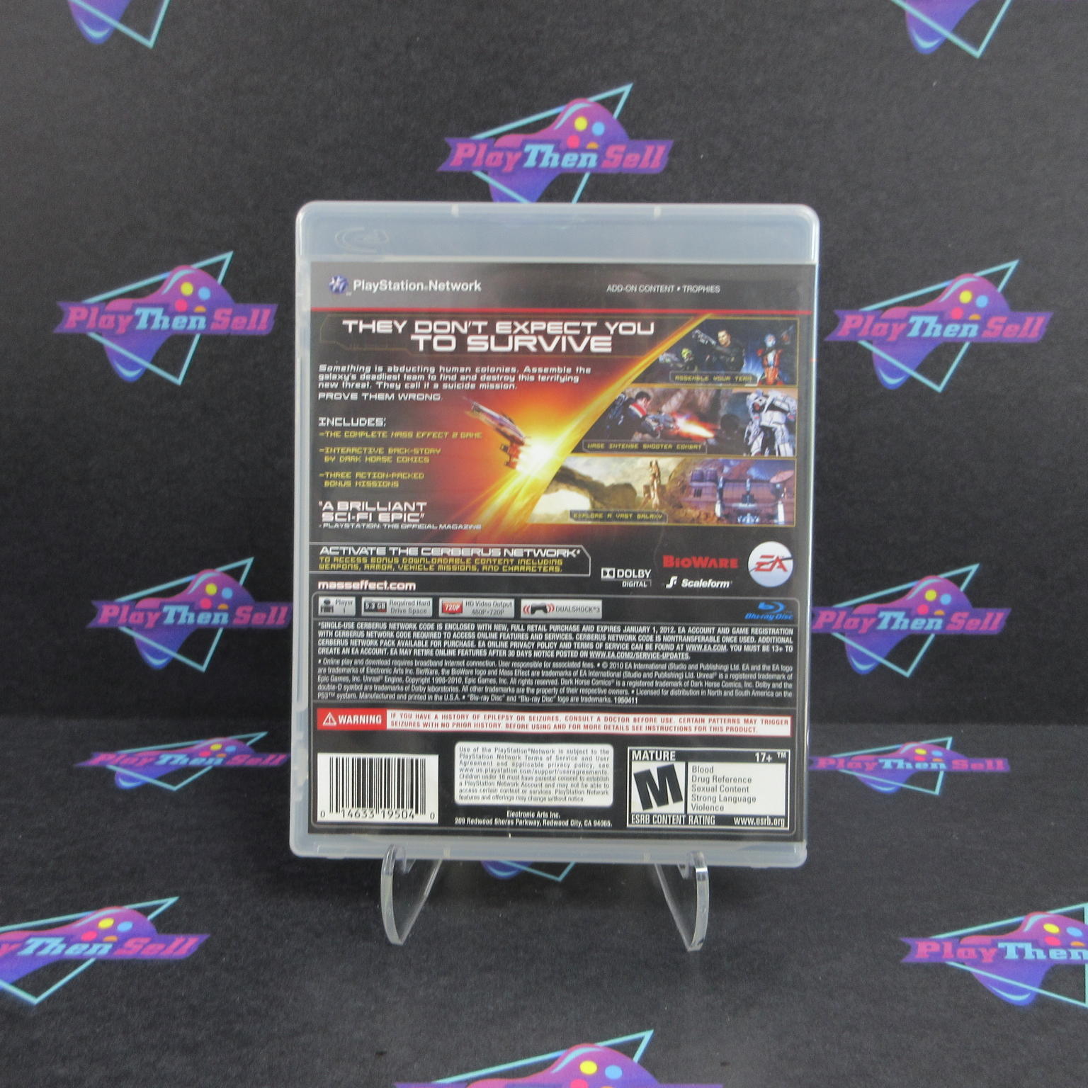 Mass Effect 2 PS3 PlayStation 3 Complete - 1 Year Warranty VG
