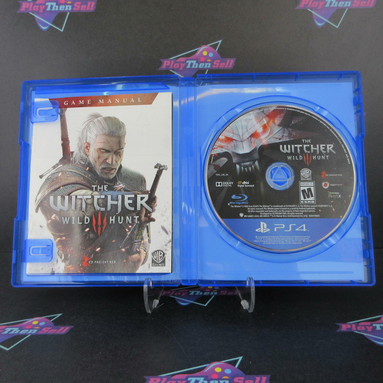 The Witcher 3 Wild Hunt PS4 PlayStation 4 + CD / Map Complete  - 1 Year Warran..