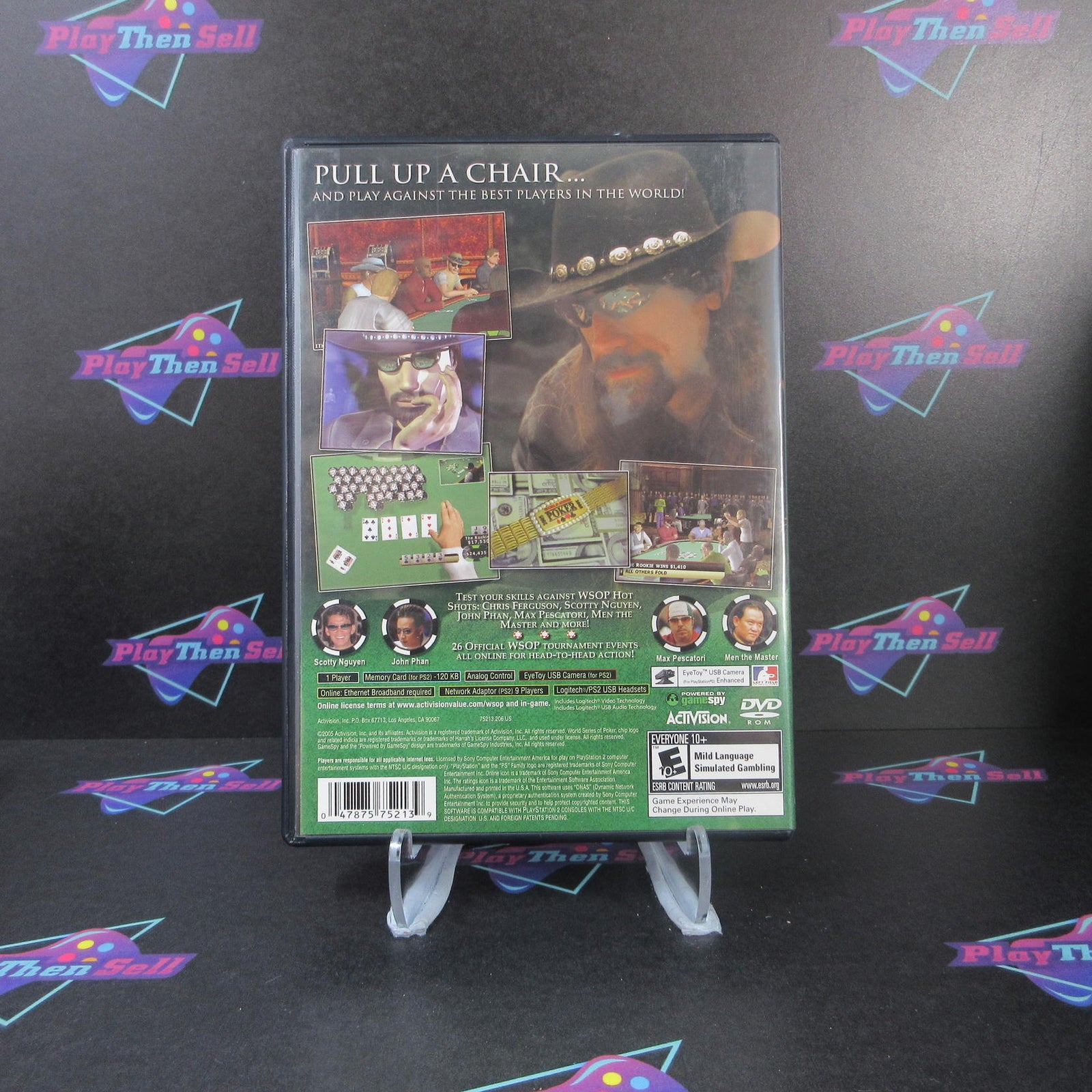 World Series of Poker PS2 PlayStation 2 + Sleeve - Complete CIB