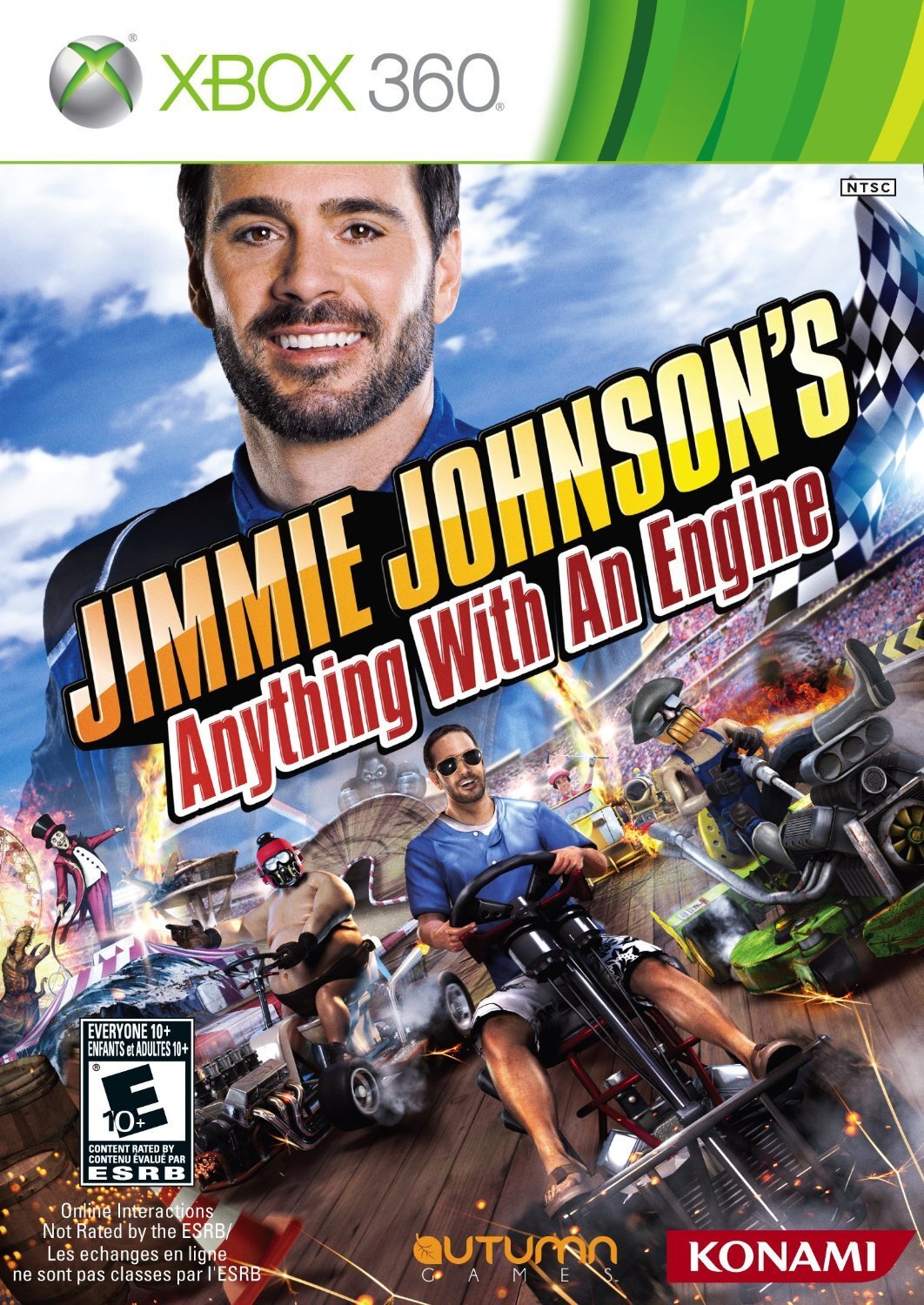 Jimmie Johnson's Anything With An Engine Xbox 360 Brand New - Sealed