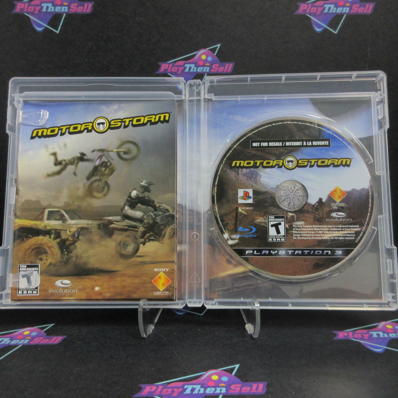 MotorStorm PS3 PlayStation 3 GH + Reg Card Complete - 1 Year Warranty EX Cond