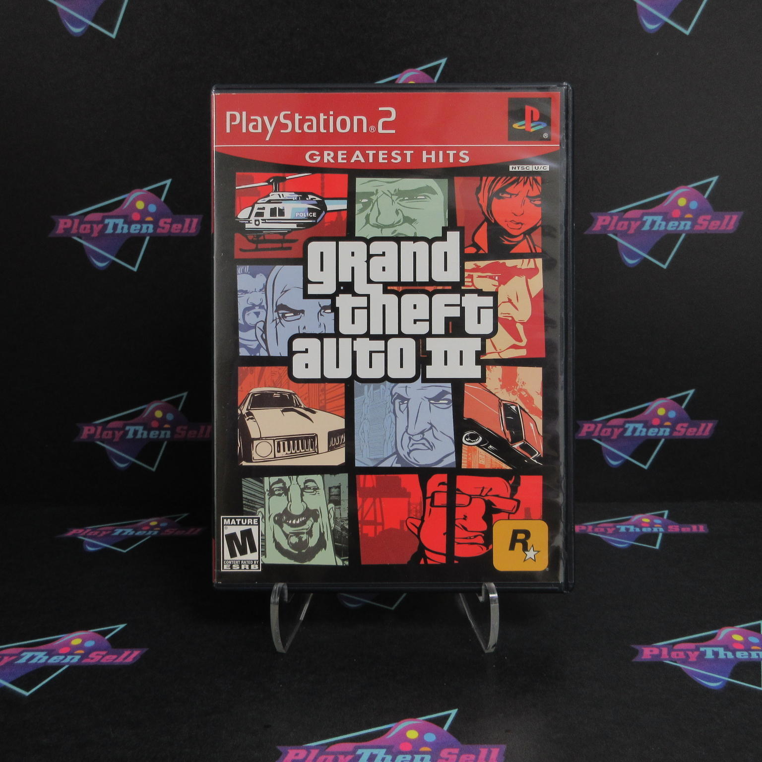 Grand Theft Auto III 3 PS2 PlayStation 2 GH + Map Complete  - 1 Year Warranty ..