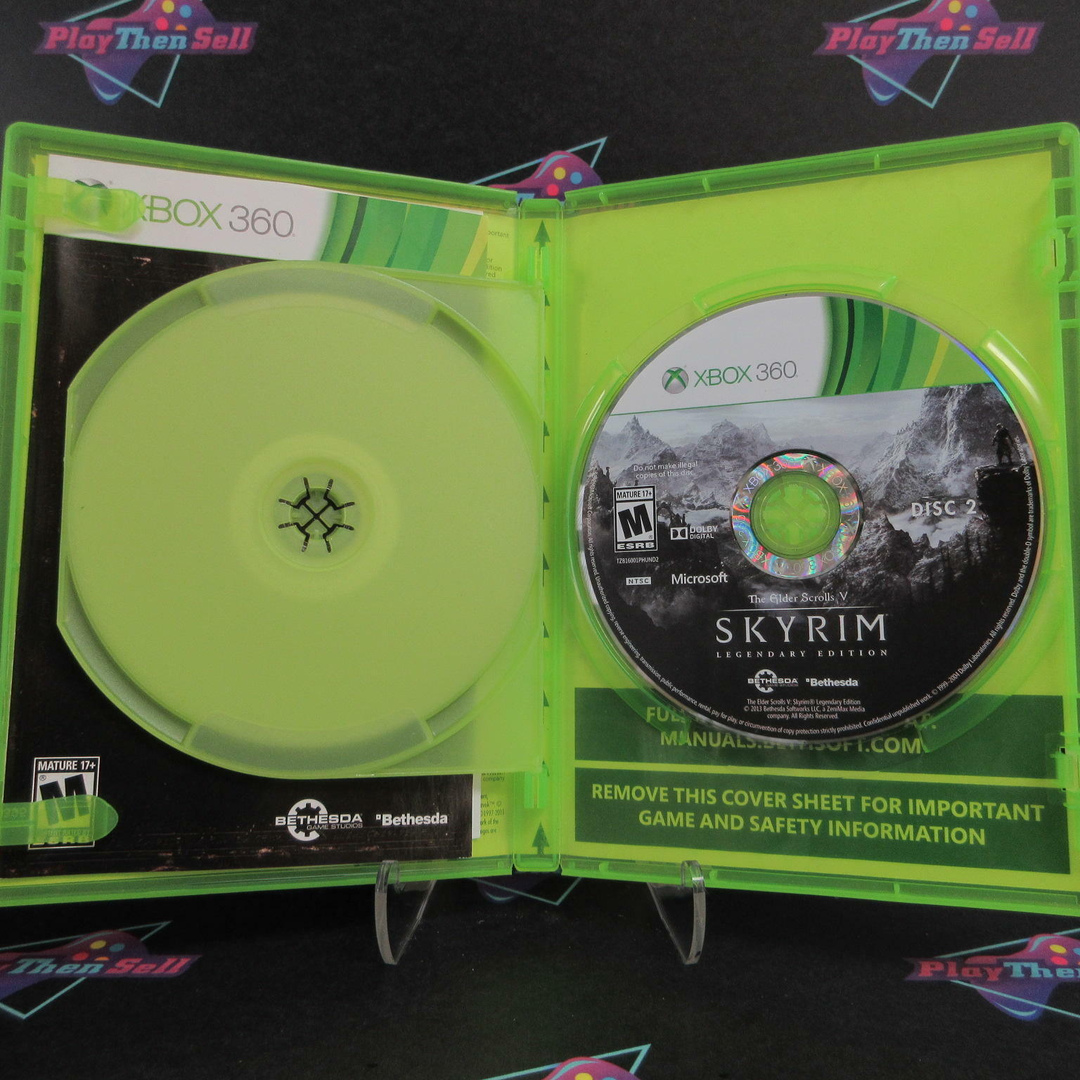 The Elder Scrolls V Skyrim Legendary Edition Xbox 360 AD Complete - (See Pics)