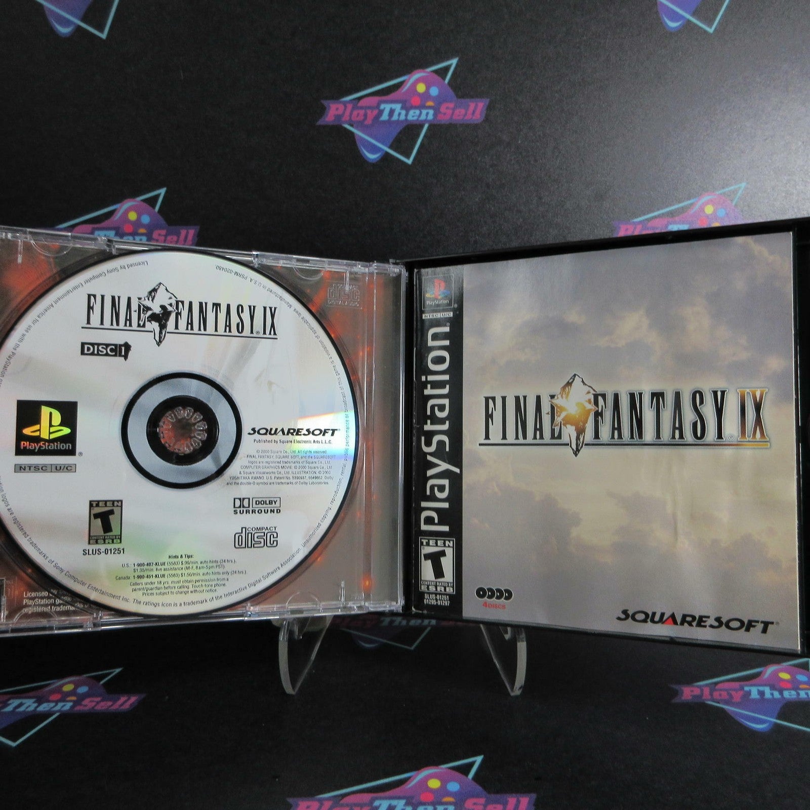 Final Fantasy IX PS1 PlayStation 1 + Reg Card Complete - 1 Year Warranty EX Cond