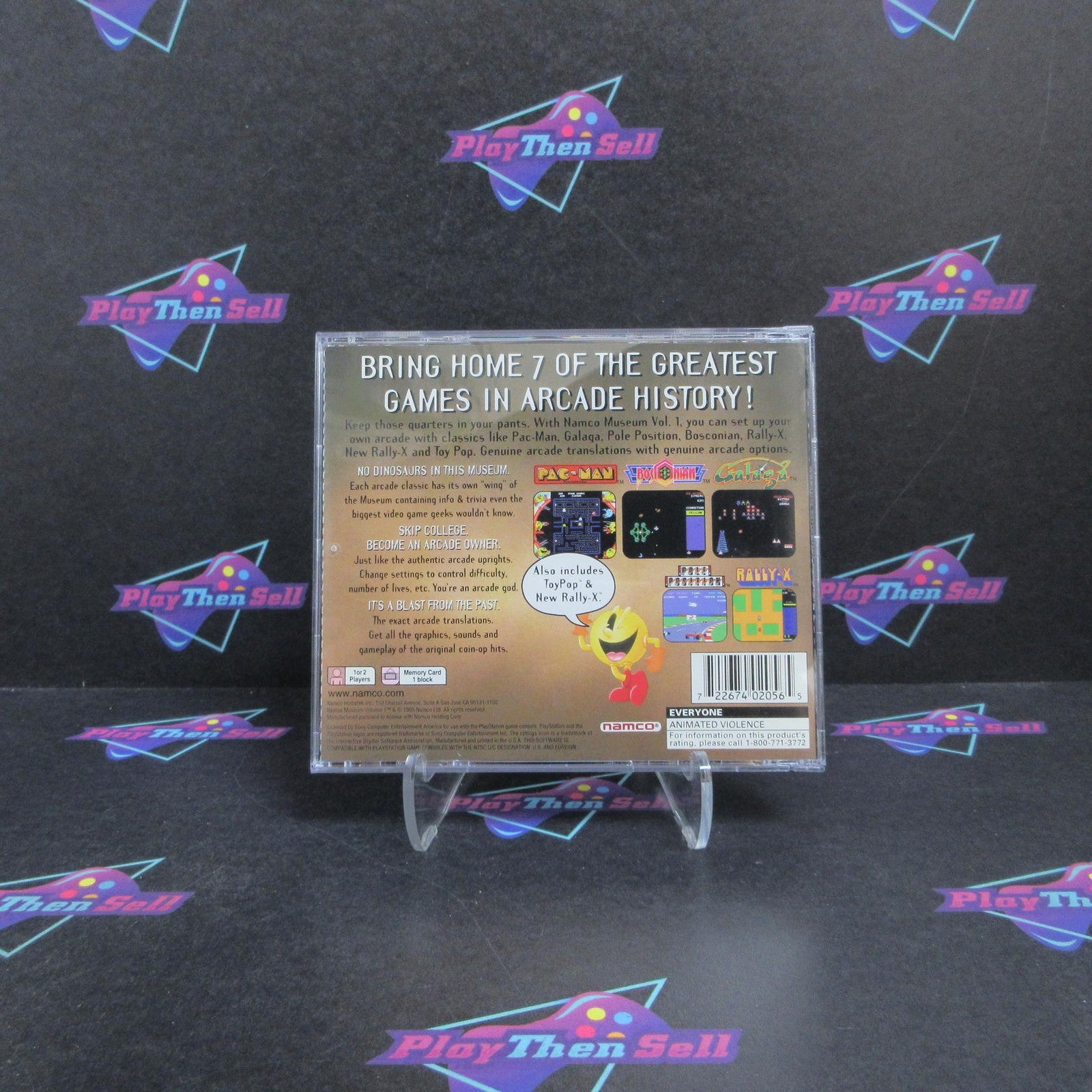 Namco Museum Vol 1 PS1 PlayStation 1 + Reg Card Complete  - 1 Year Warranty EX..