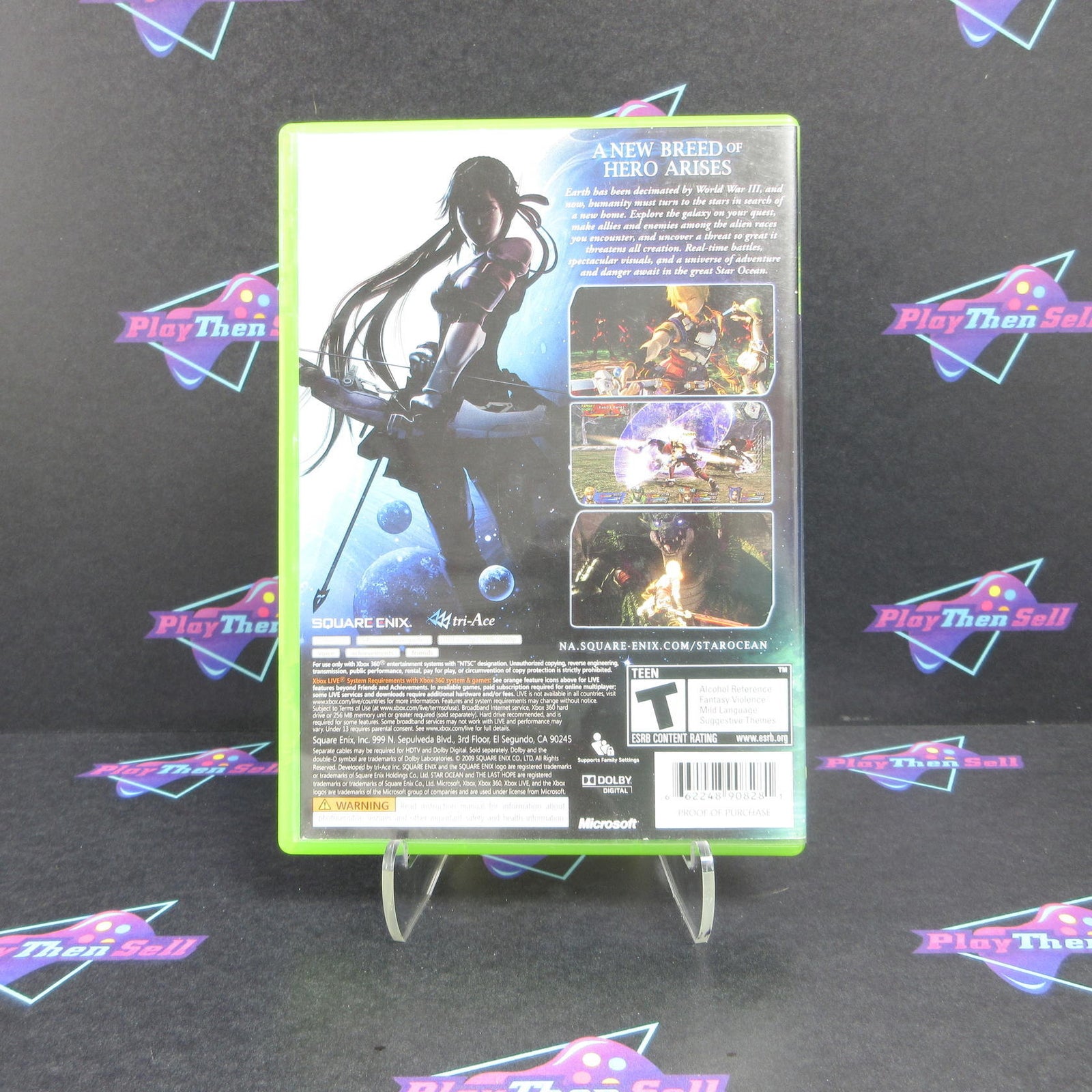 Star Ocean The Last Hope Xbox 360 + Reg Card Complete - 1 Year Warranty EX Cond