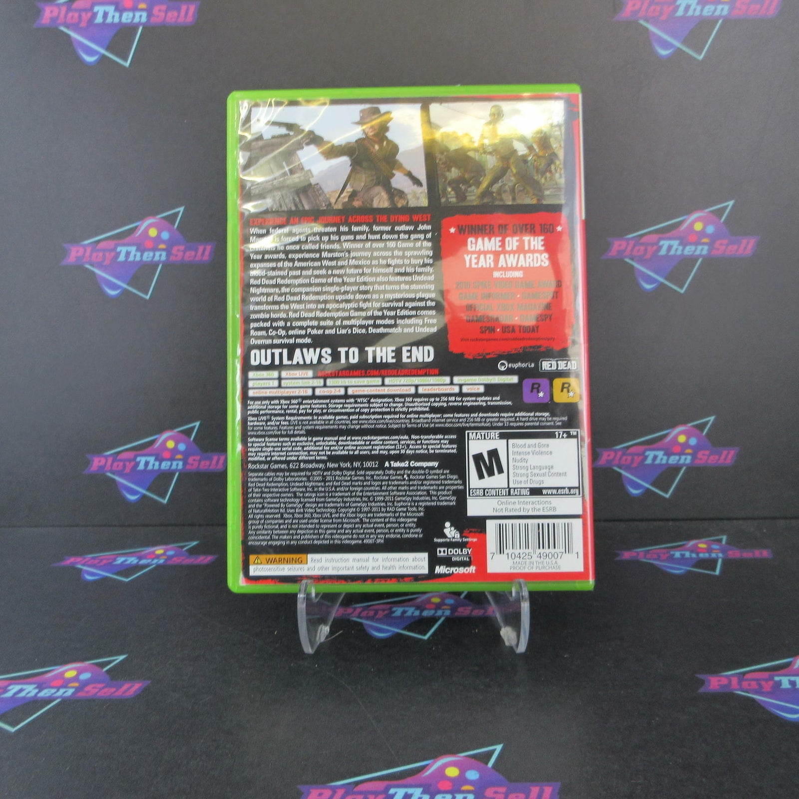 Red Dead Redemption GOTY Edition Xbox 360 Complete - 1 Year Warranty EX Cond
