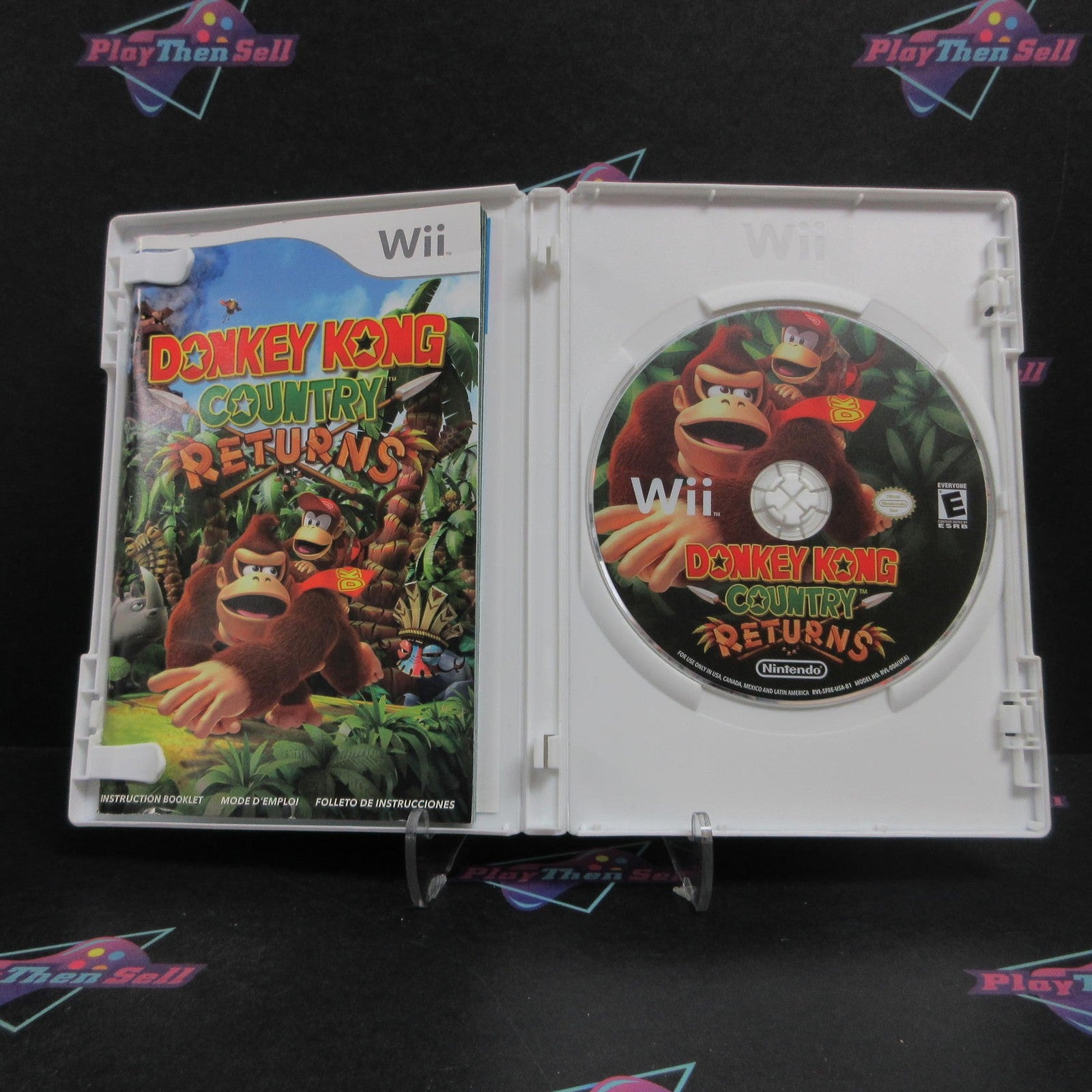 Donkey Kong Country Returns Nintendo Wii Complete - 1 Year Warranty VG
