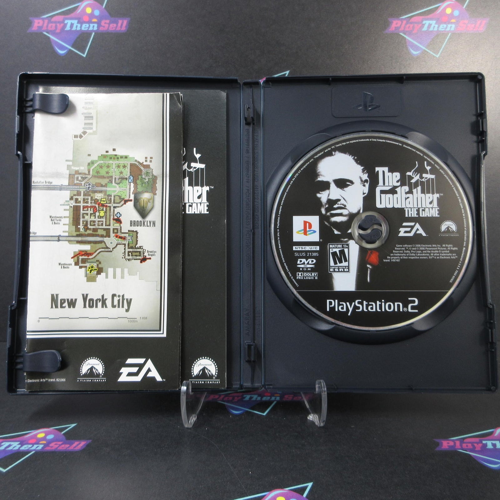 Godfather PlayStation 2 PS2 + Map Complete - 1 Year Warranty VG